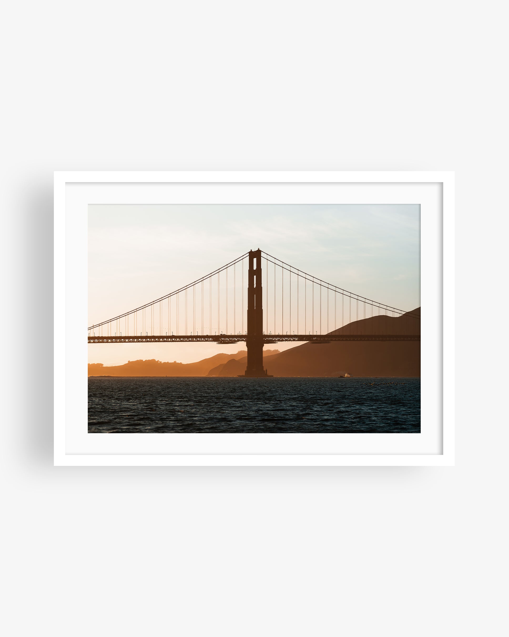 Golden Gate Bridge Silhouette Sunset II