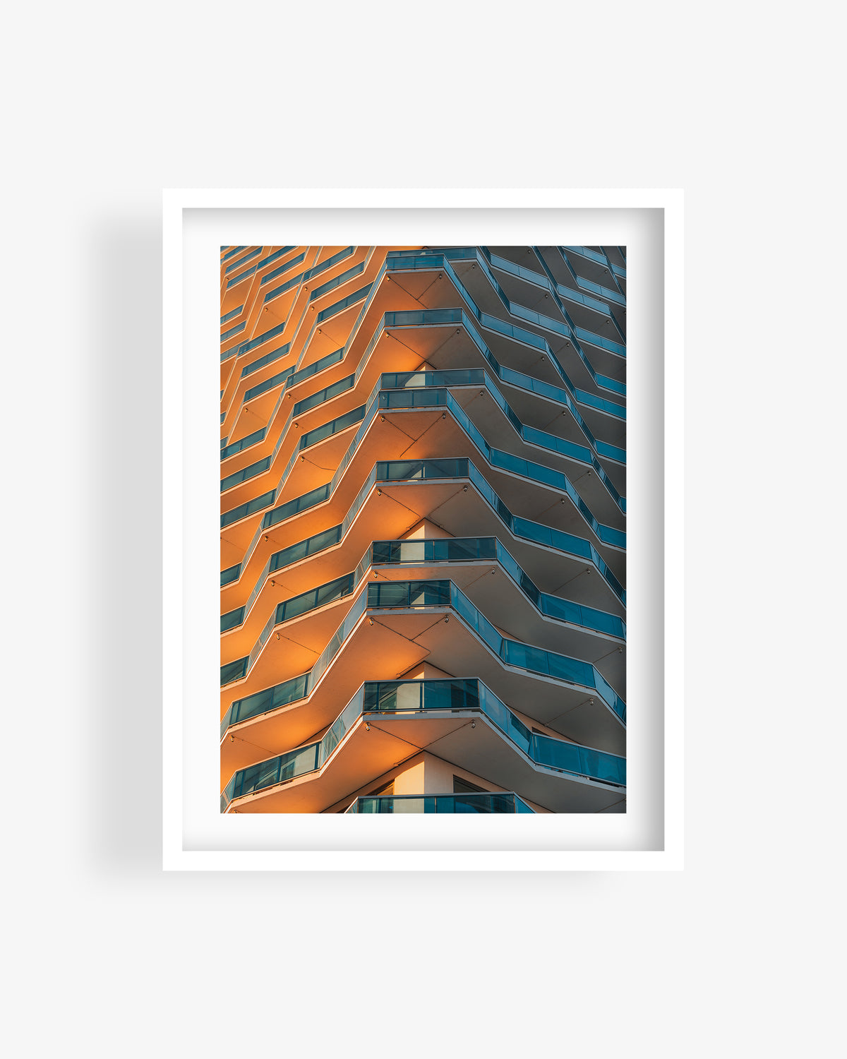 Abstract Modern Architecture Building