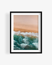 Beach Waves From Above