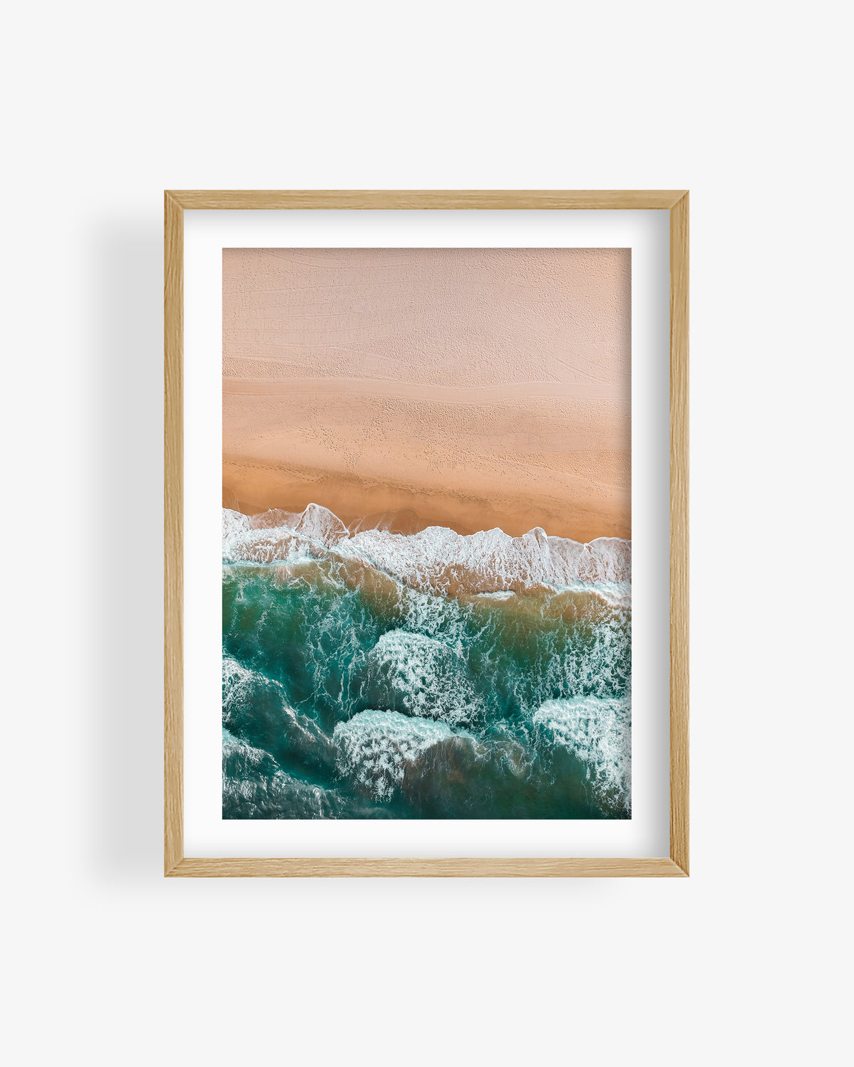 Beach Waves From Above