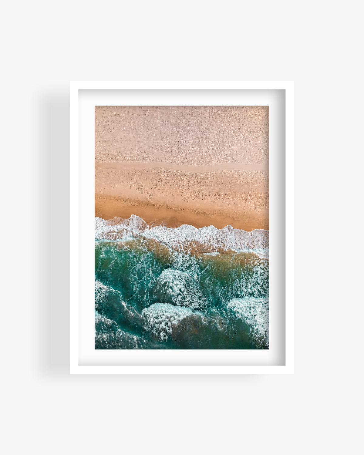 Beach Waves From Above