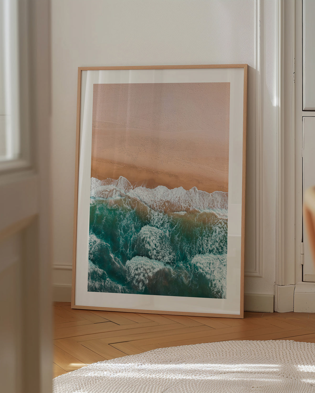 Beach Waves From Above