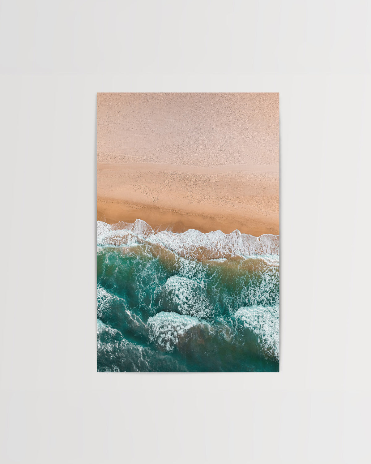 Beach Waves From Above
