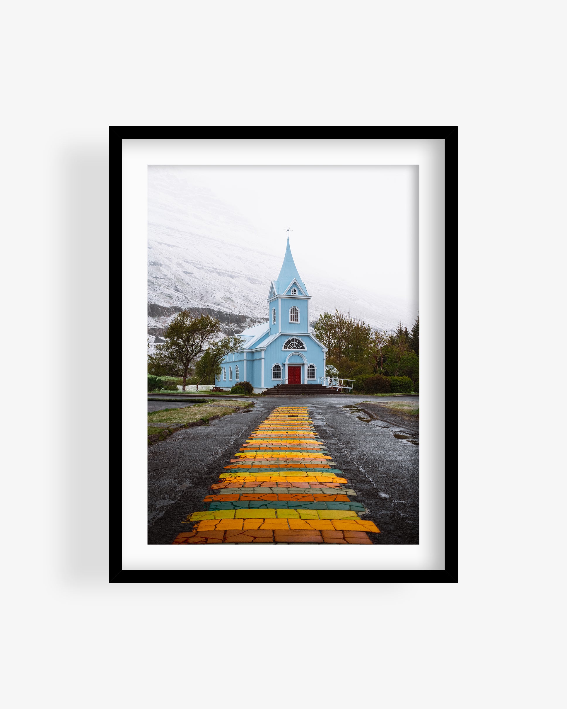 Blue Church Seydisfjordur Iceland