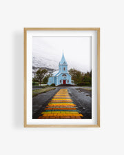 Blue Church Seydisfjordur Iceland