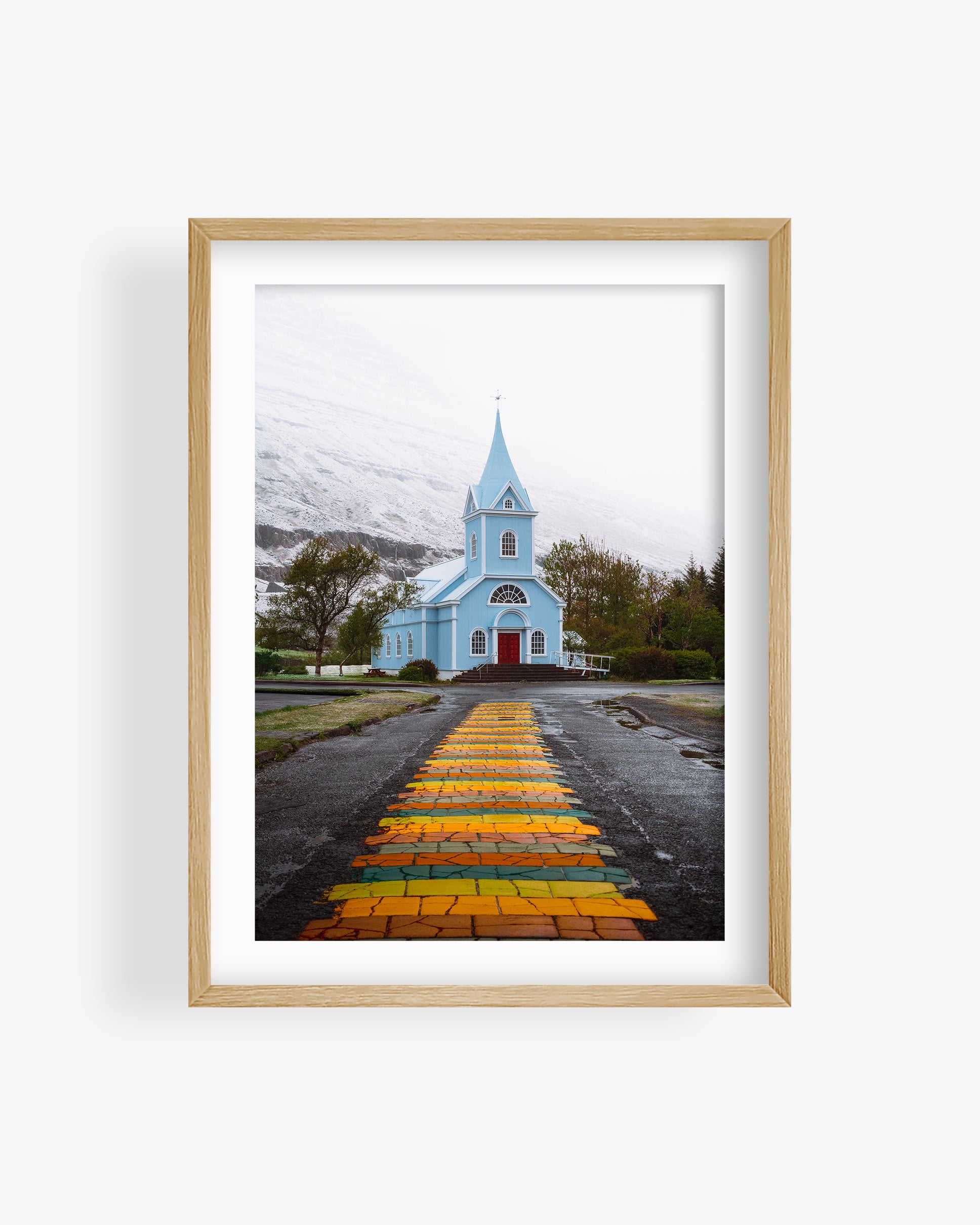 Blue Church Seydisfjordur Iceland