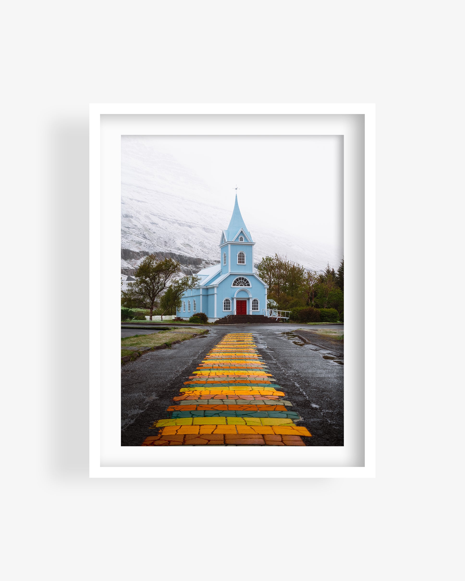 Blue Church Seydisfjordur Iceland