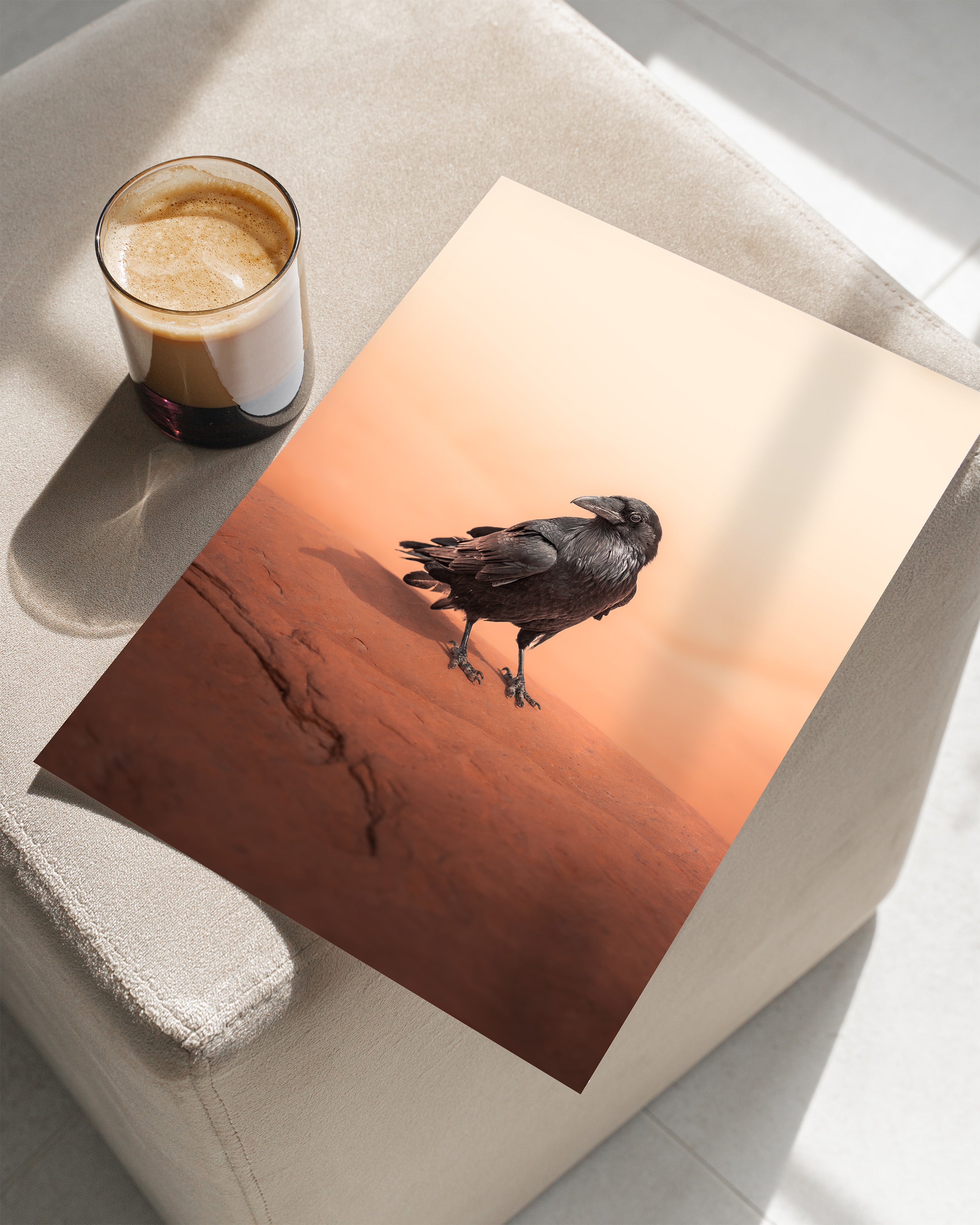 Crow in Utah Desert