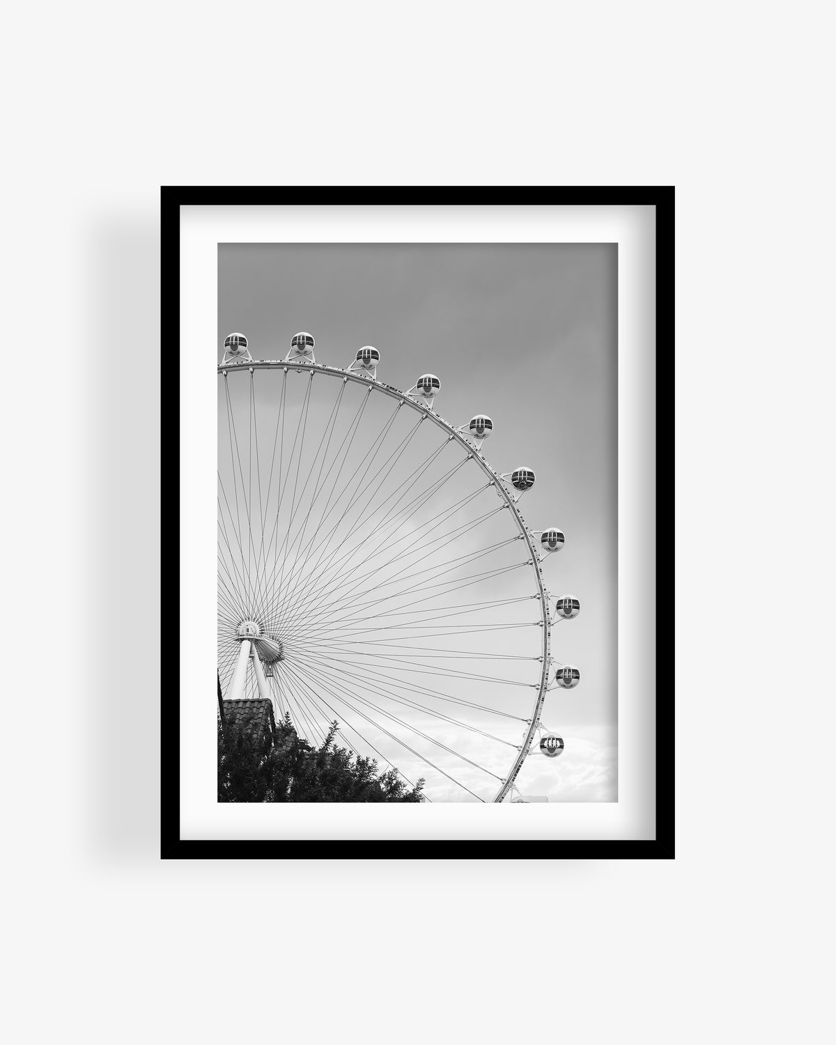 Ferris Wheel Las Vegas (BW)