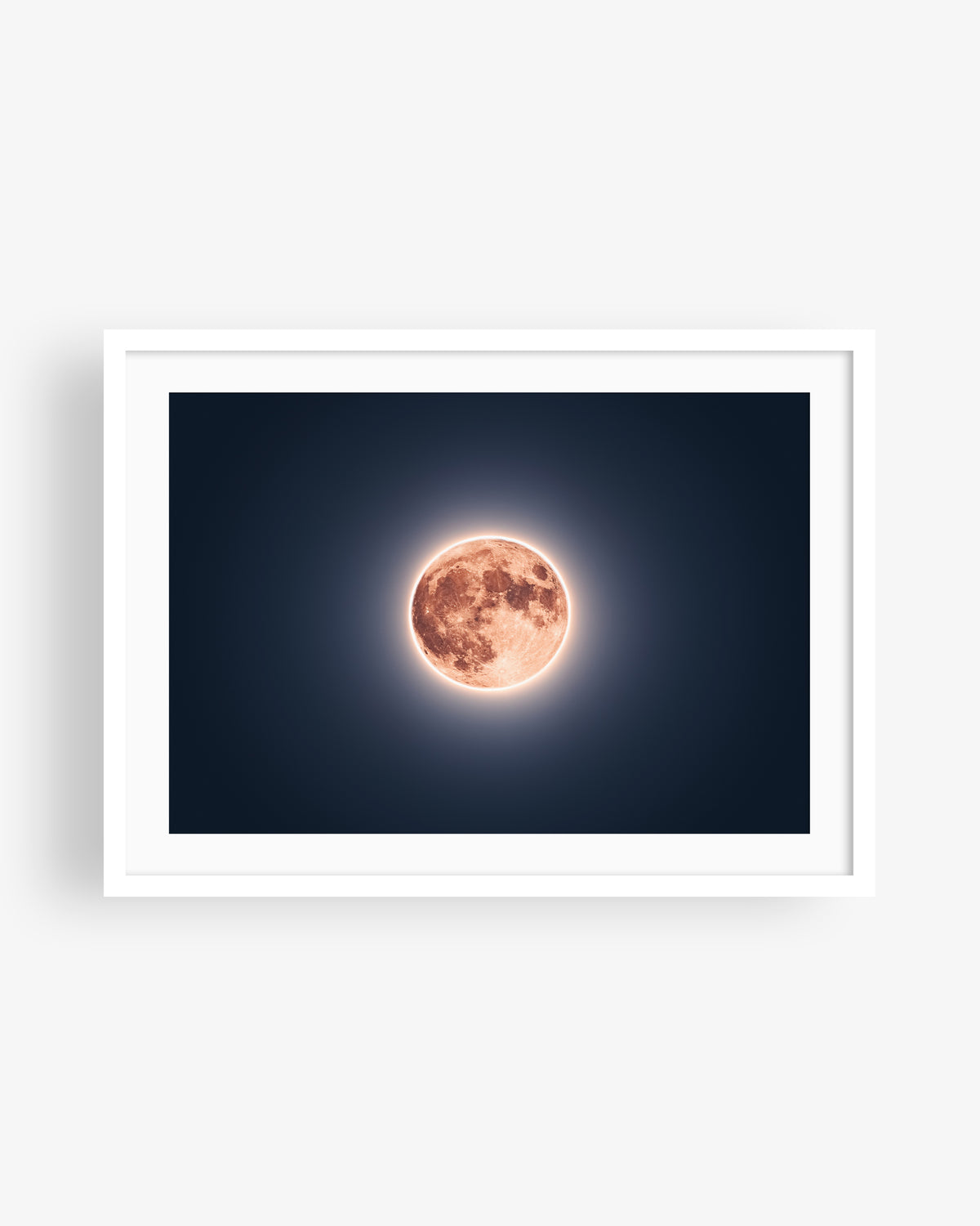 Glowing Full Moon Night Sky II