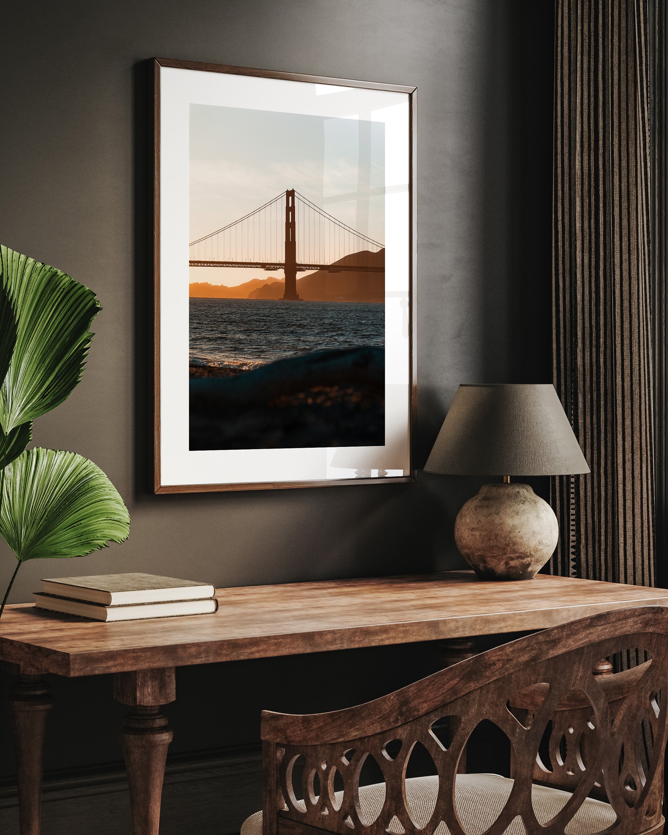 Golden Gate Bridge Silhouette Sunset