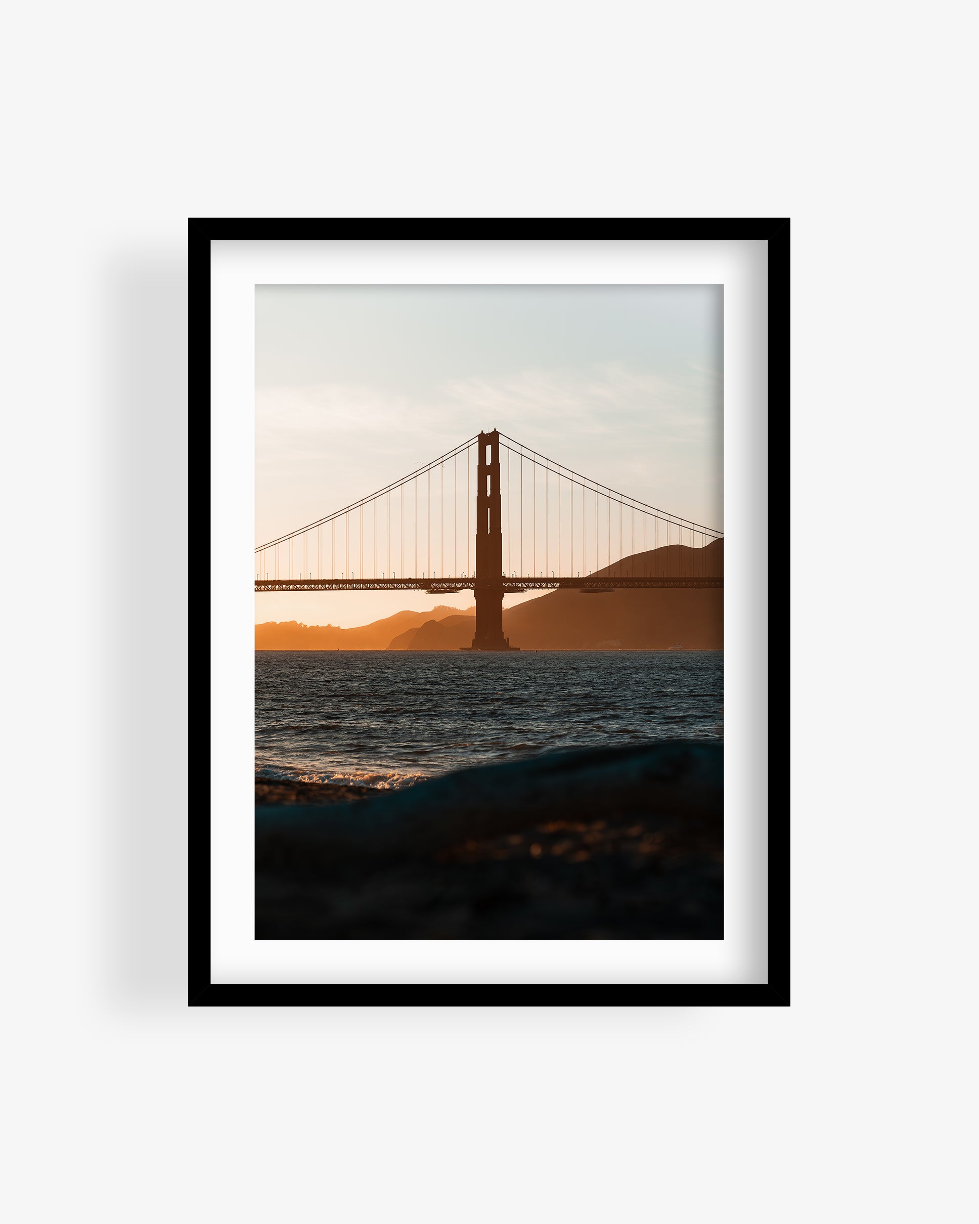 Golden Gate Bridge Silhouette Sunset