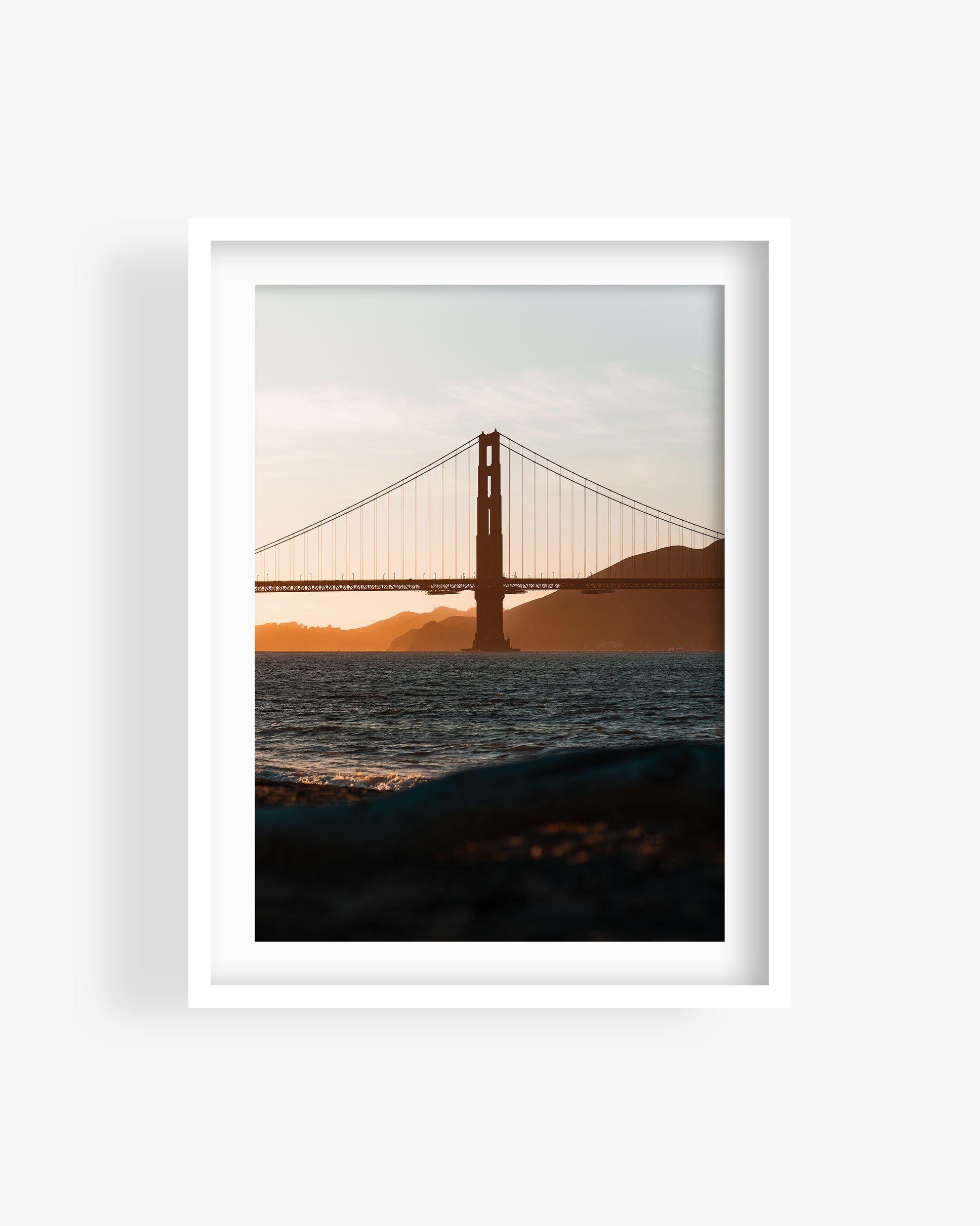 Golden Gate Bridge Silhouette Sunset
