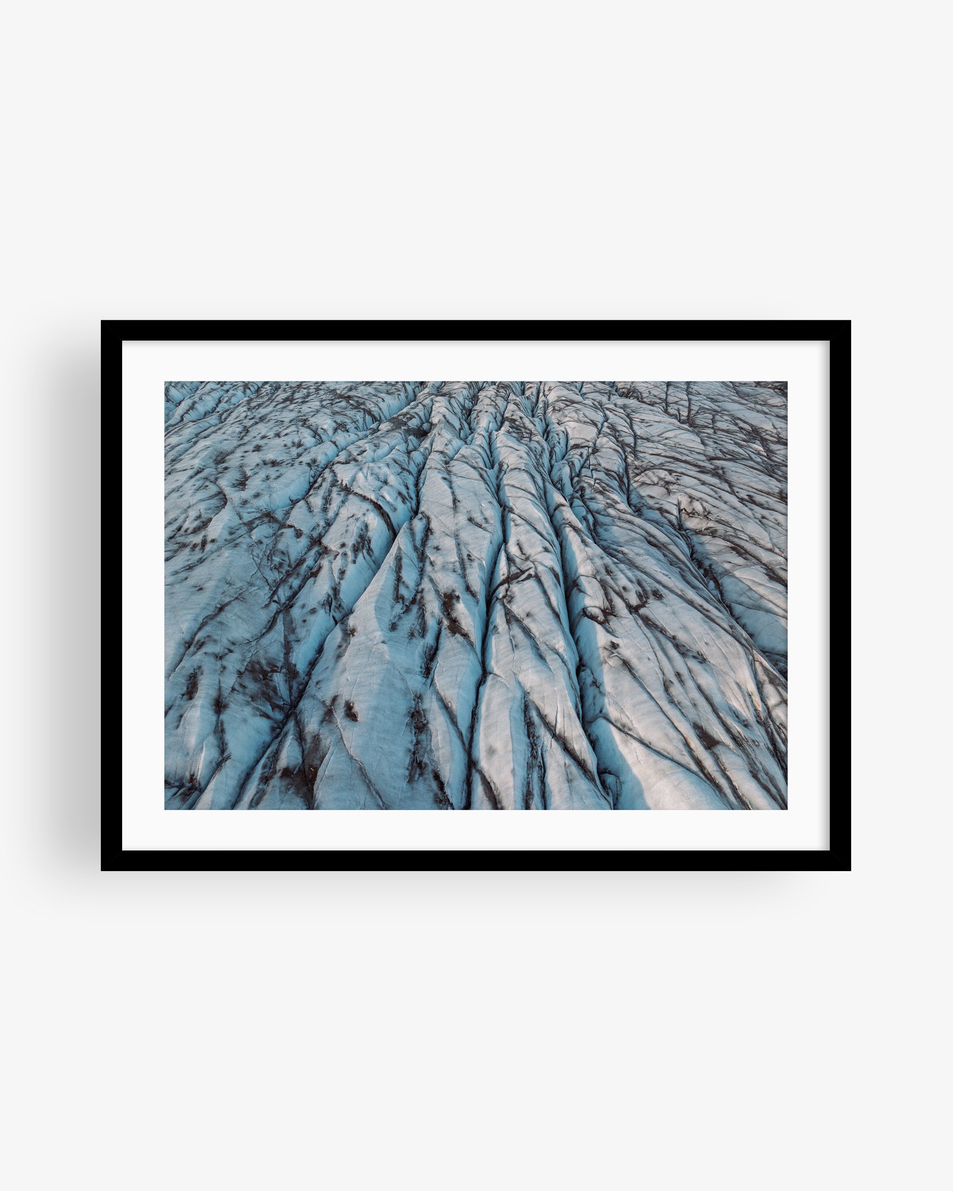 Iceland Glacier Ice Patterns Texture