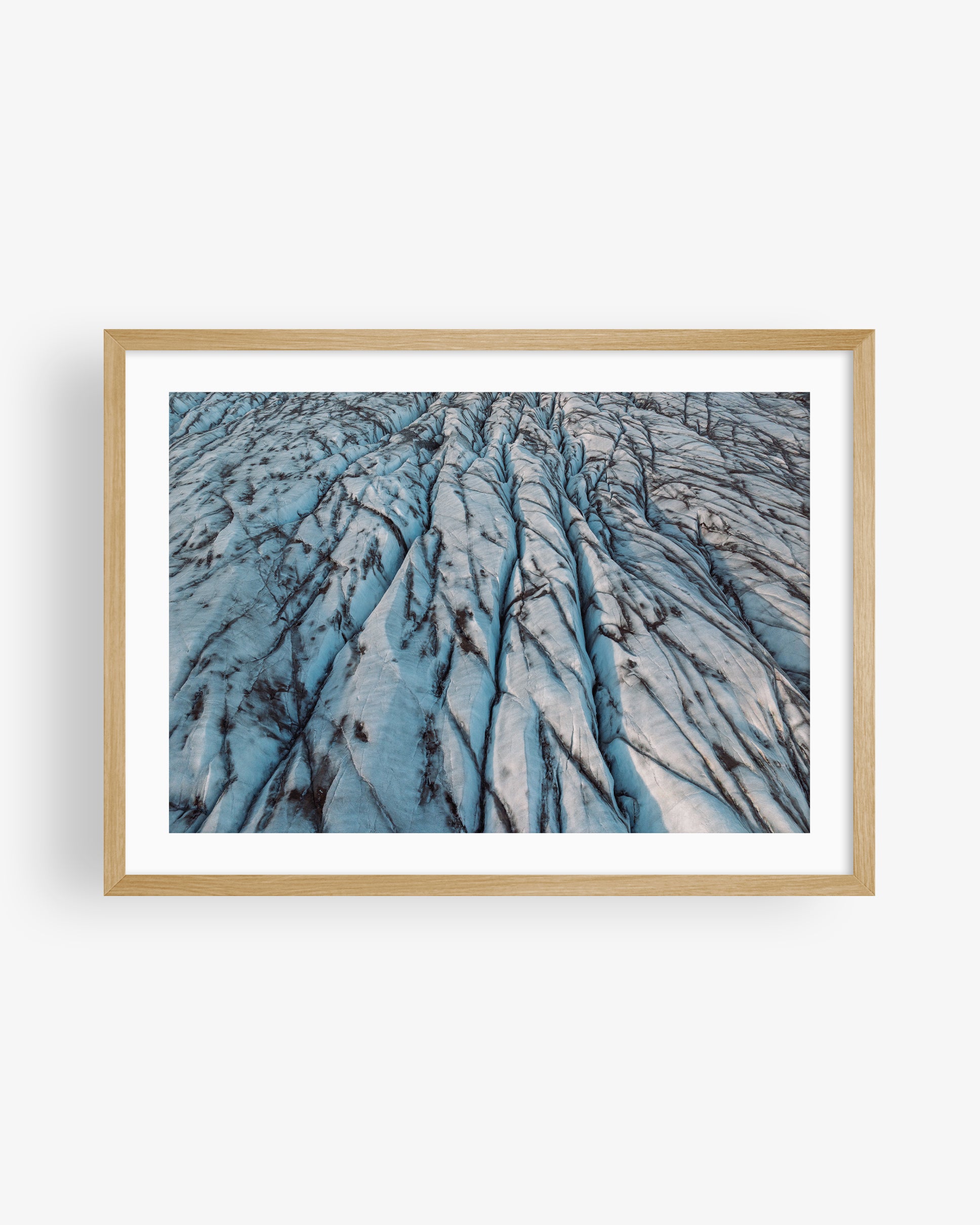 Iceland Glacier Ice Patterns Texture