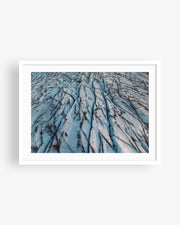 Iceland Glacier Ice Patterns Texture
