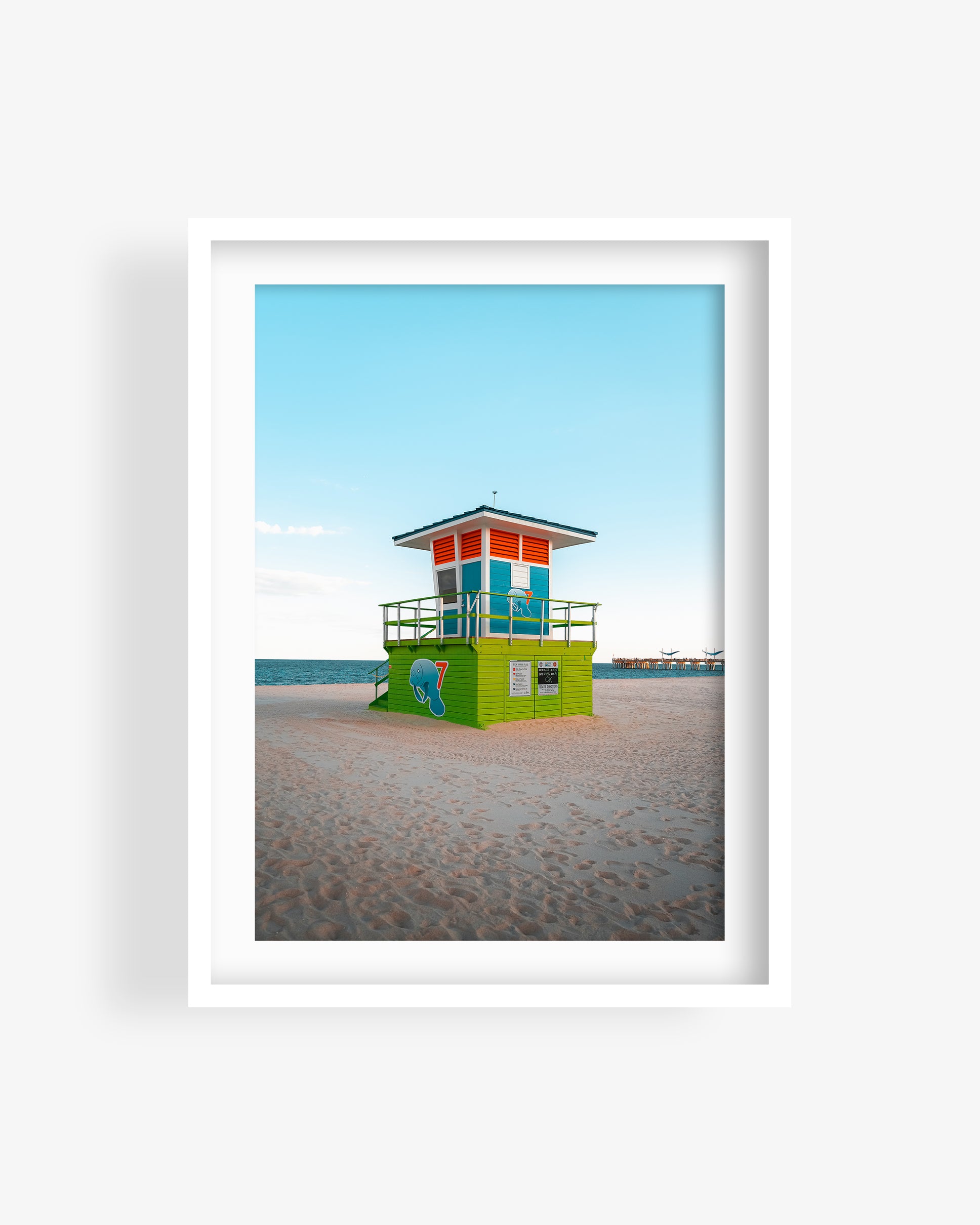 Lifeguard Tower Pompano Beach Blue Hour