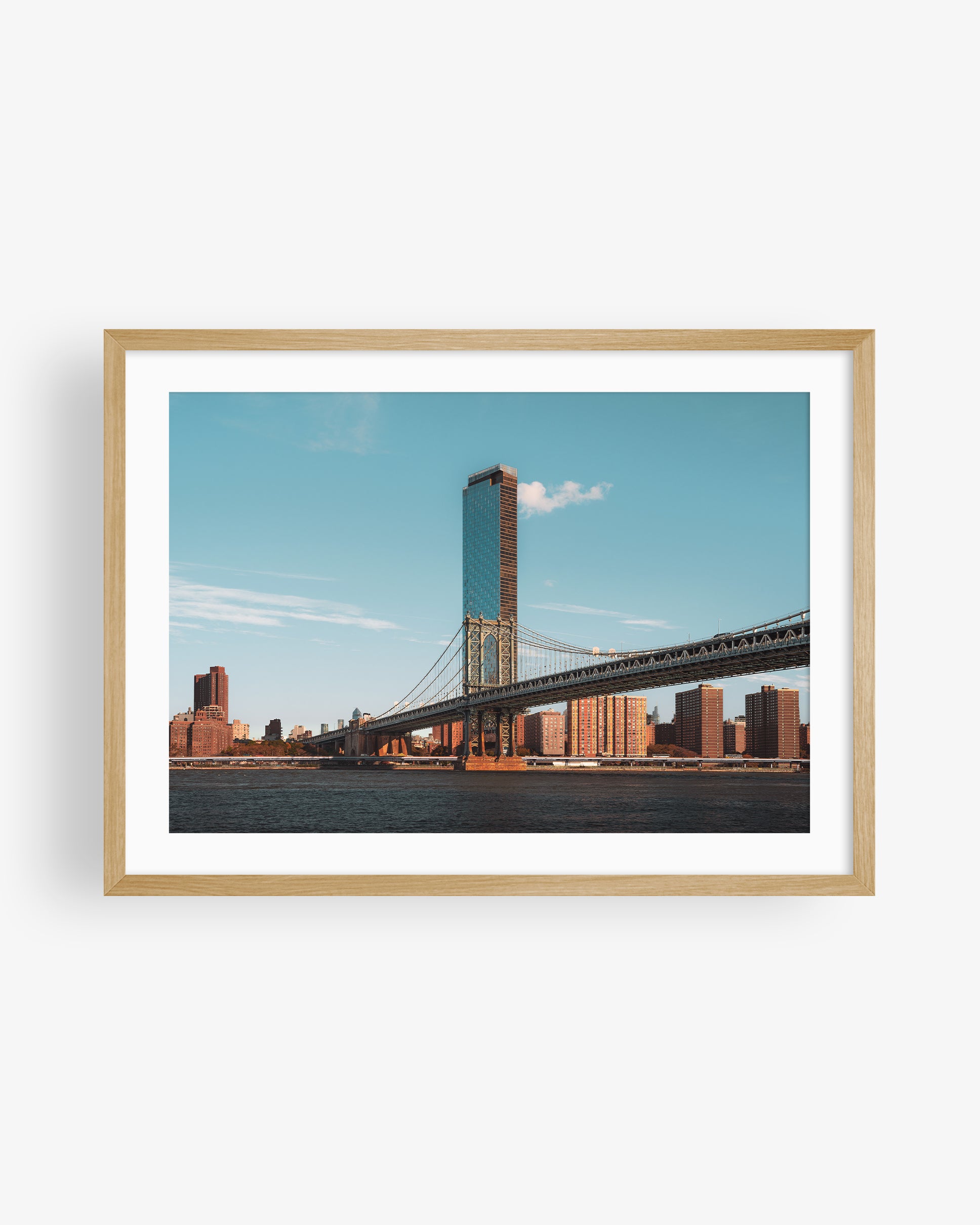 Manhattan Bridge New York City Skyline II