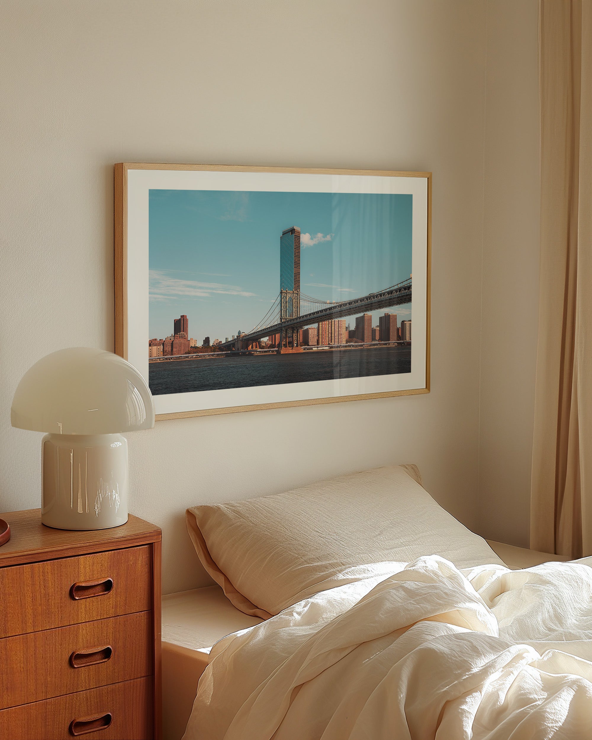 Manhattan Bridge New York City Skyline II