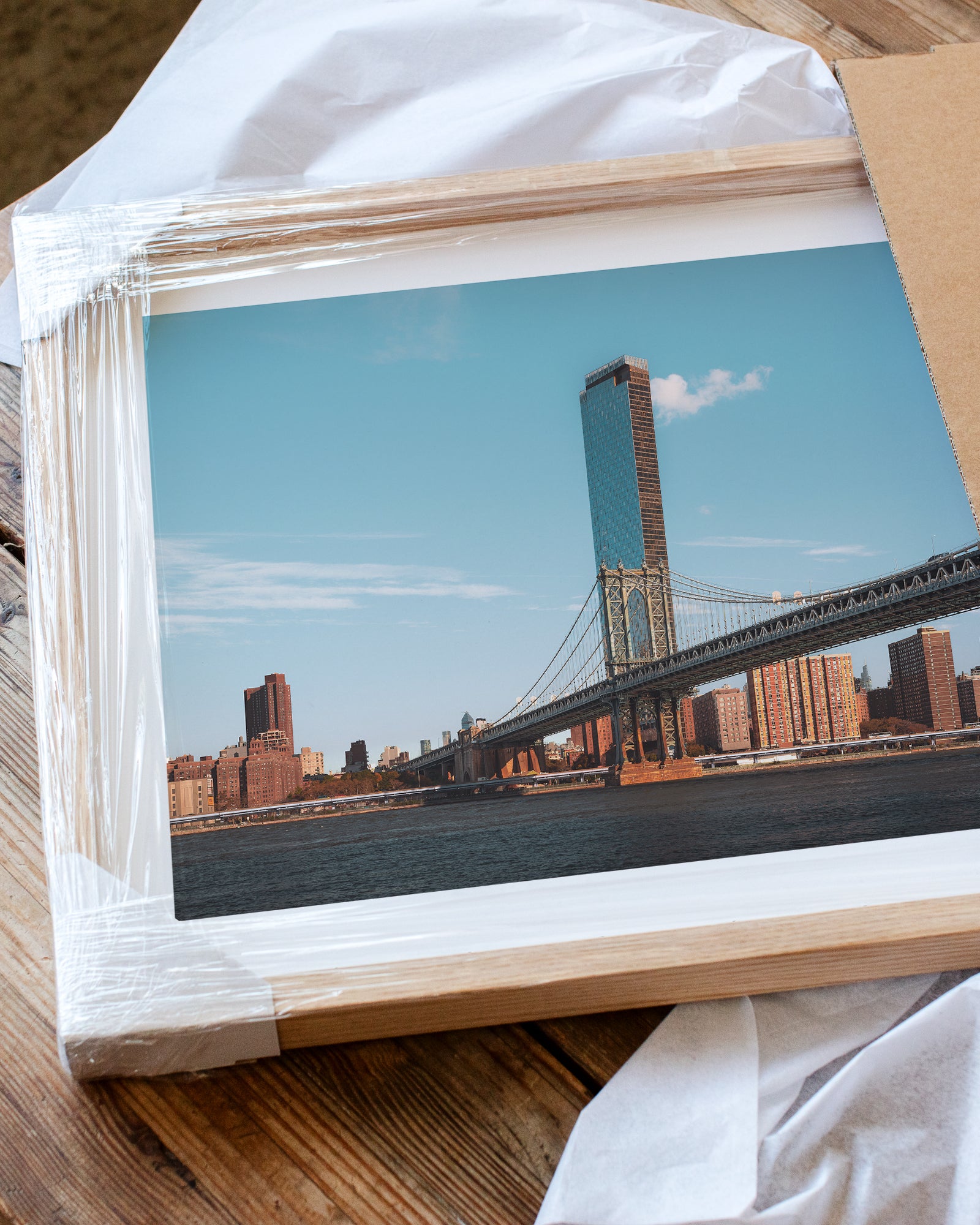 Manhattan Bridge New York City Skyline II