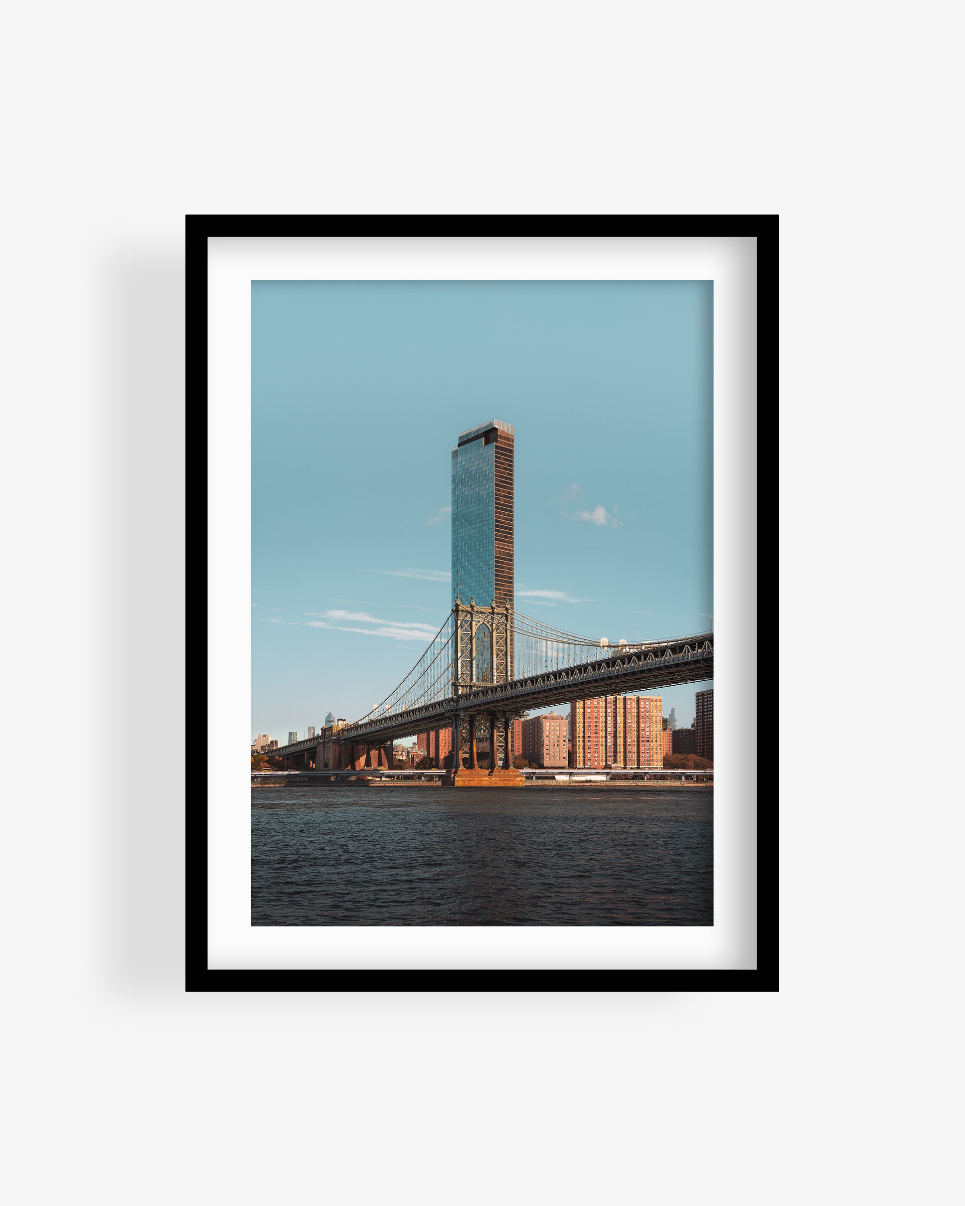 Manhattan Bridge New York City Skyline