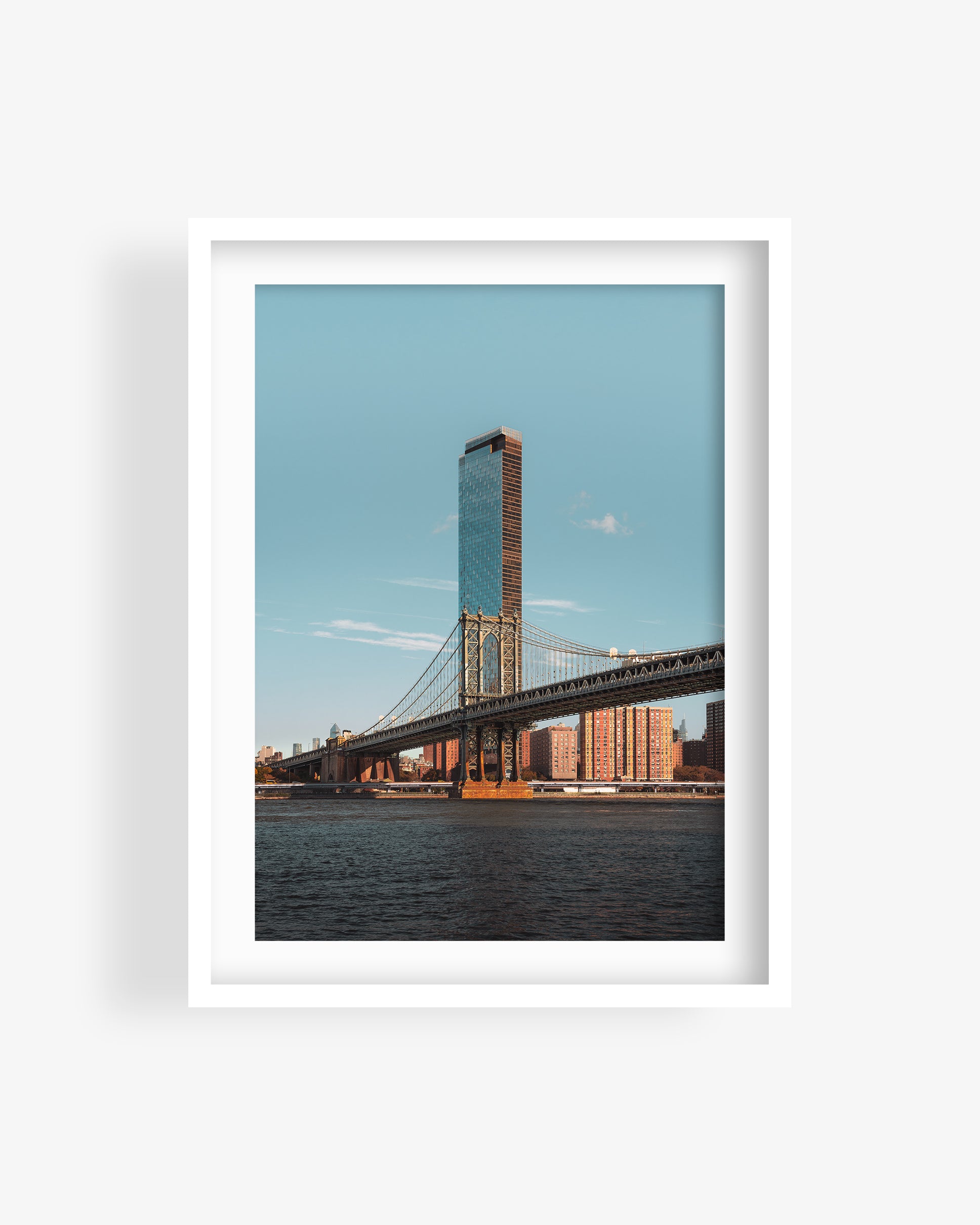 Manhattan Bridge New York City Skyline