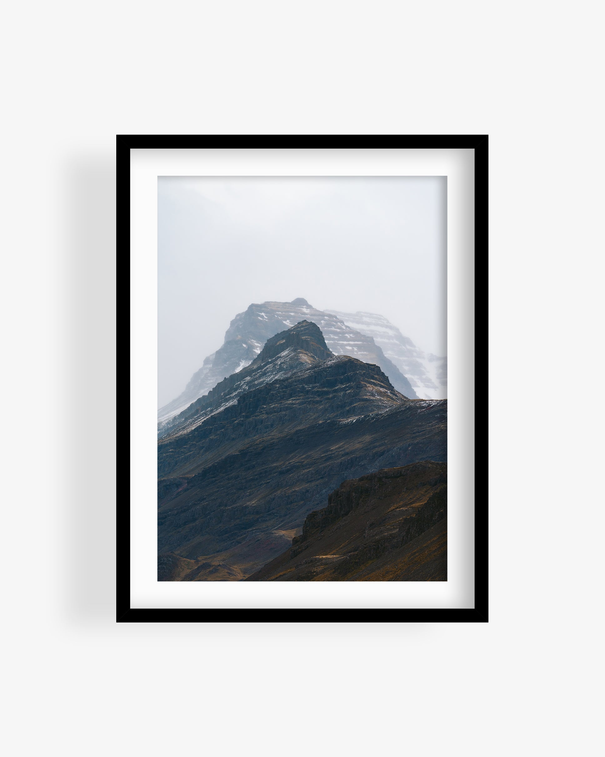Mountain Layers in Iceland