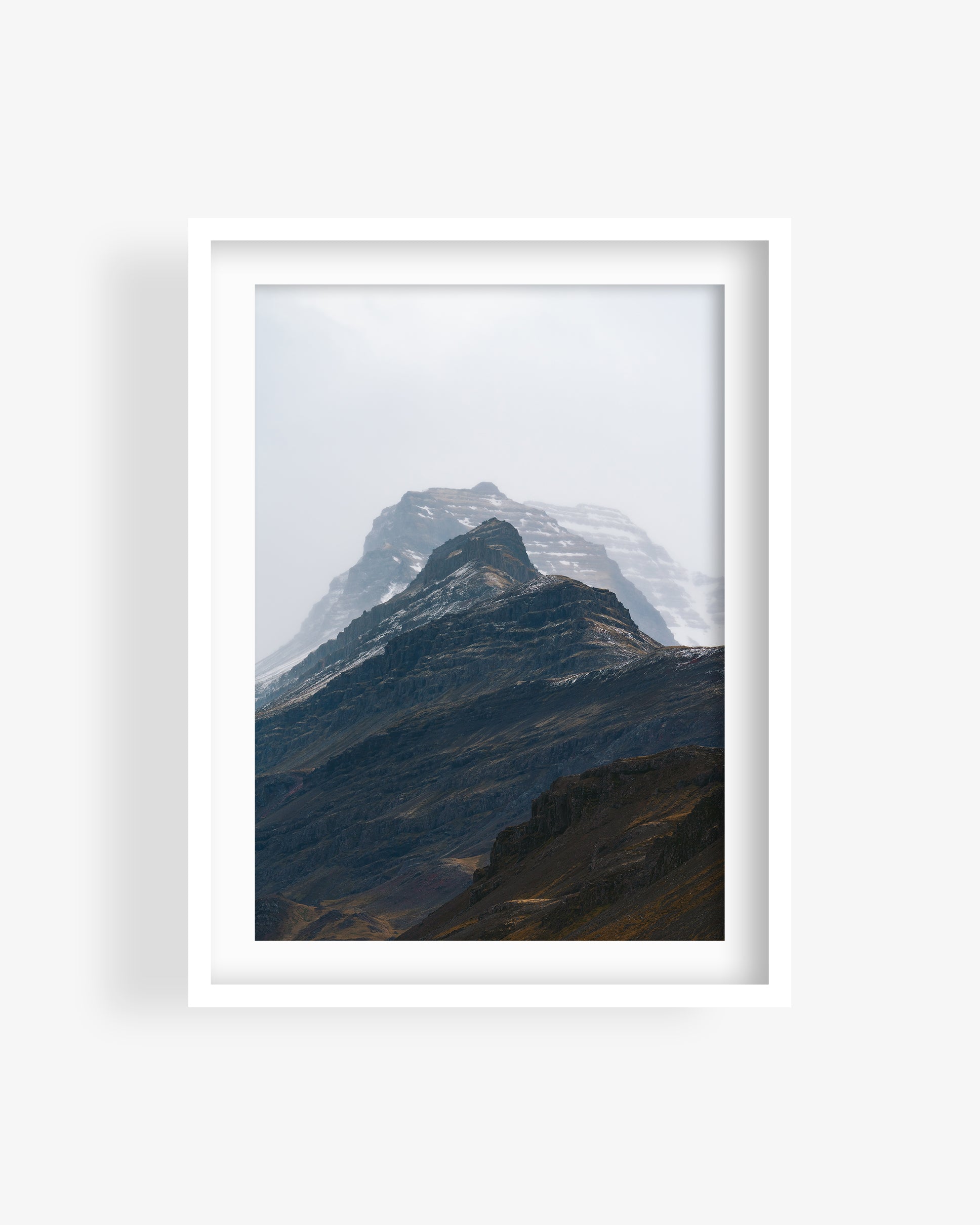 Mountain Layers in Iceland