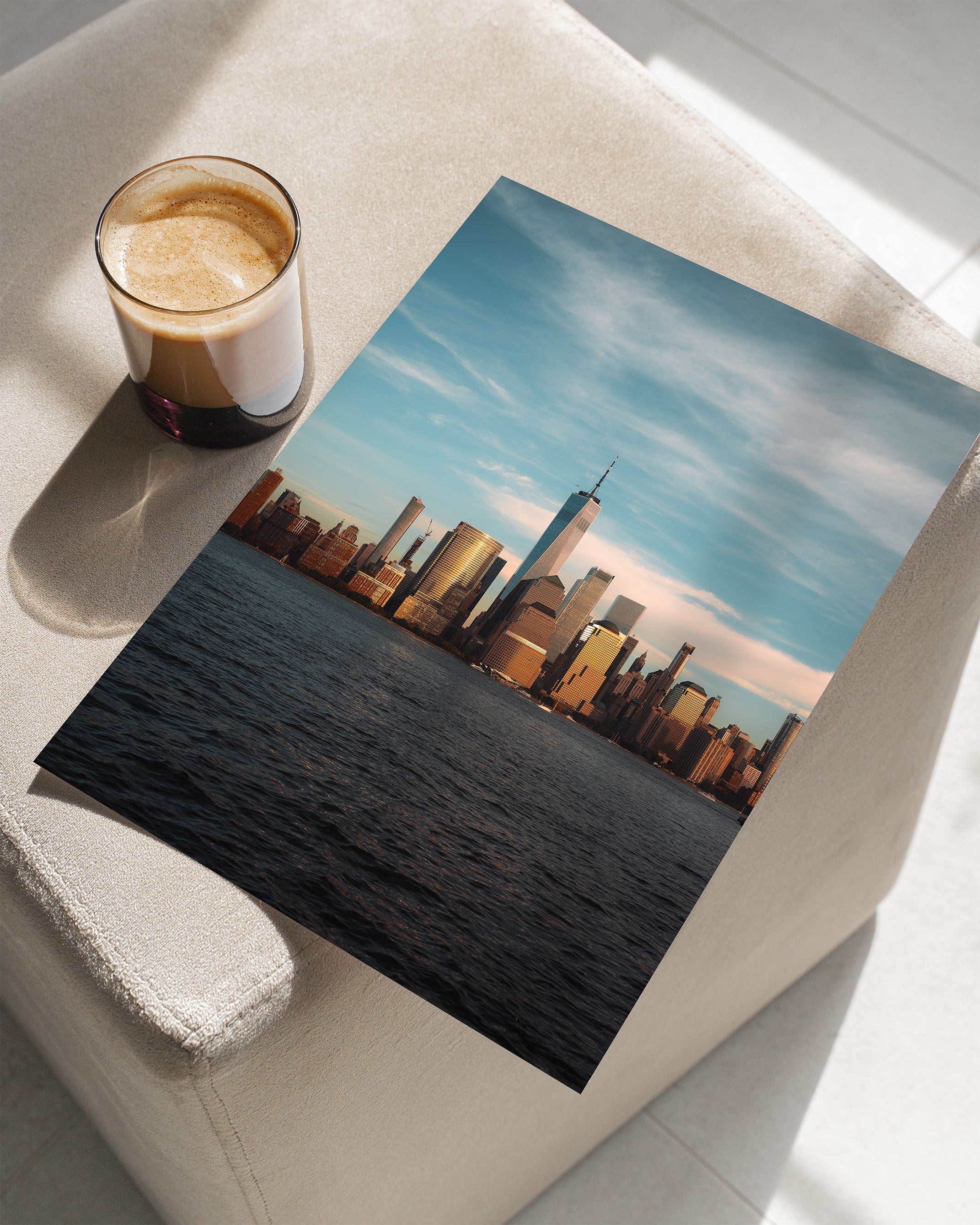 New York City Skyline Golden Hour