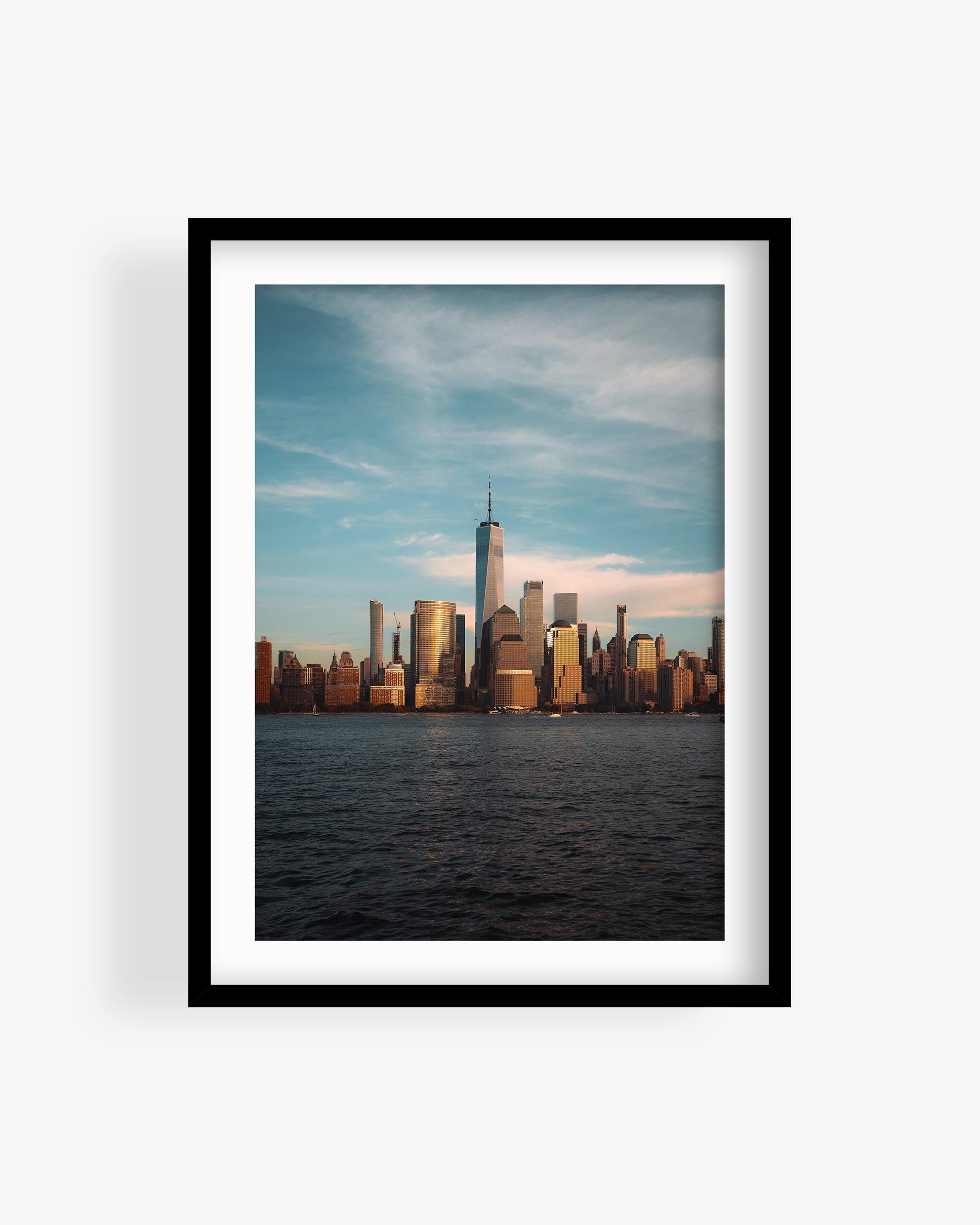New York City Skyline Golden Hour