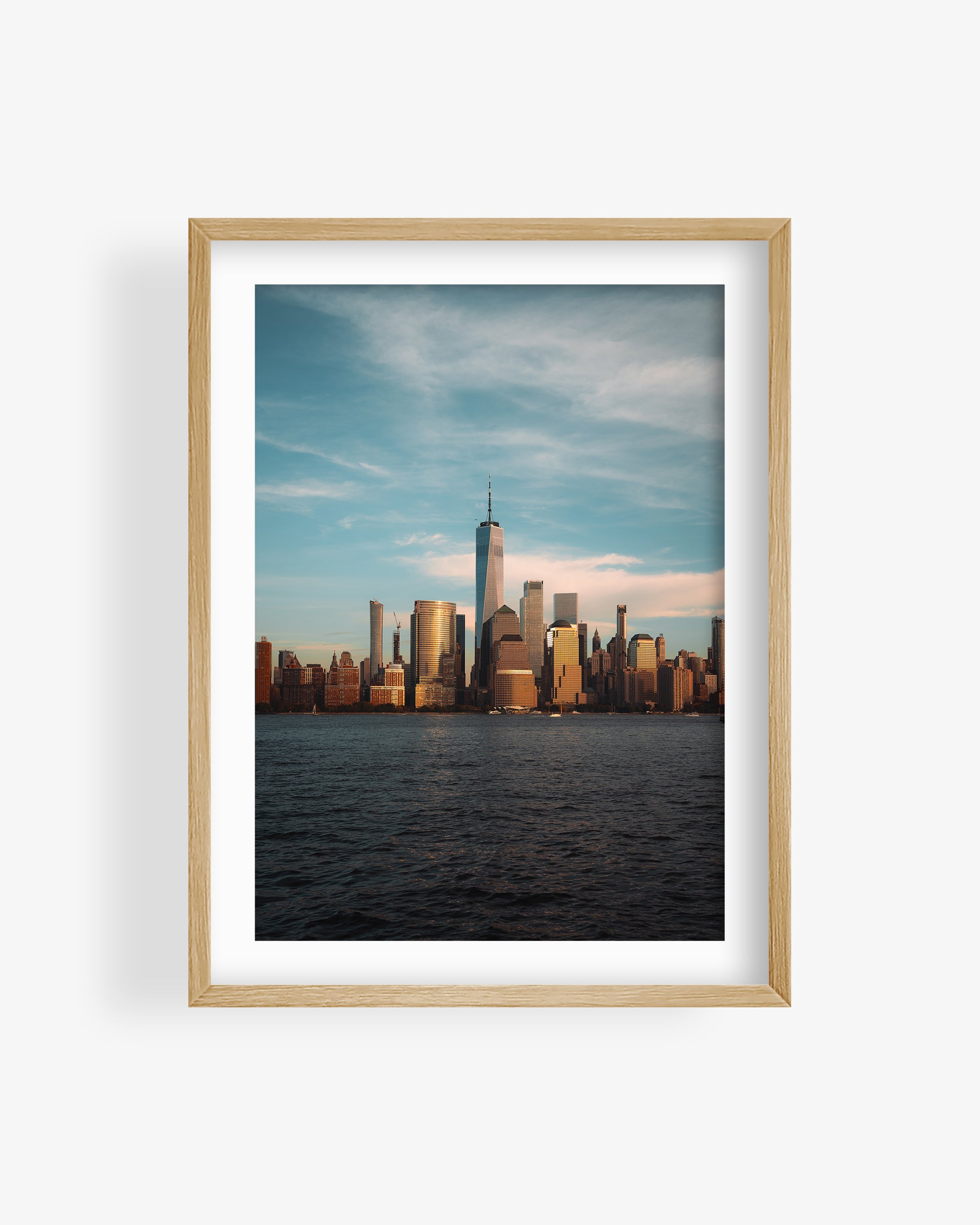 New York City Skyline Golden Hour