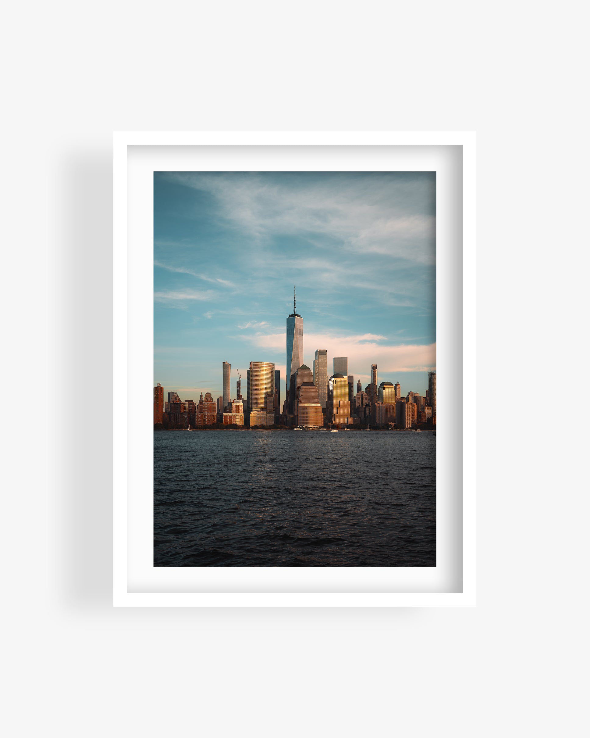 New York City Skyline Golden Hour