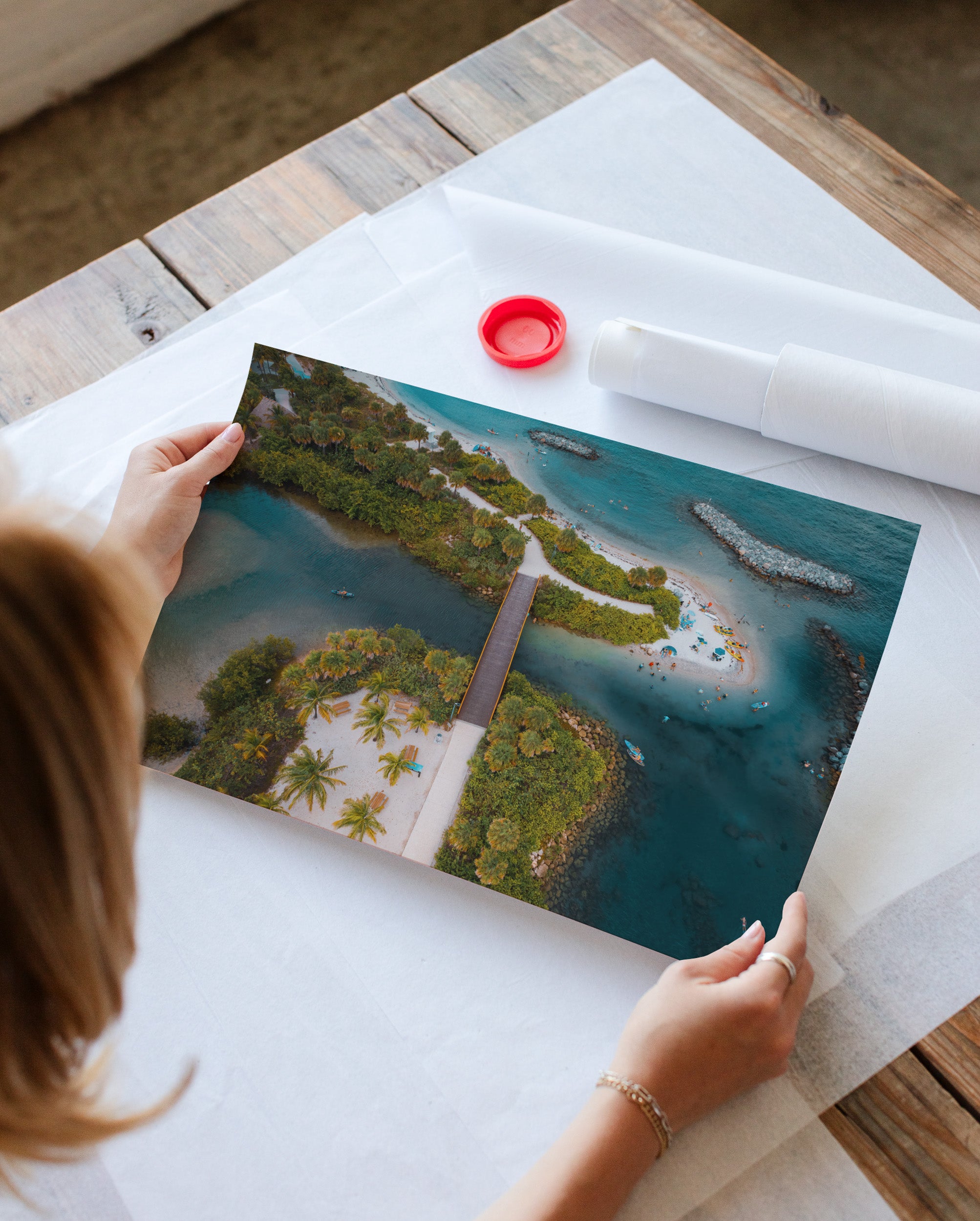 Peanut Island in Palm Beach Aerial II
