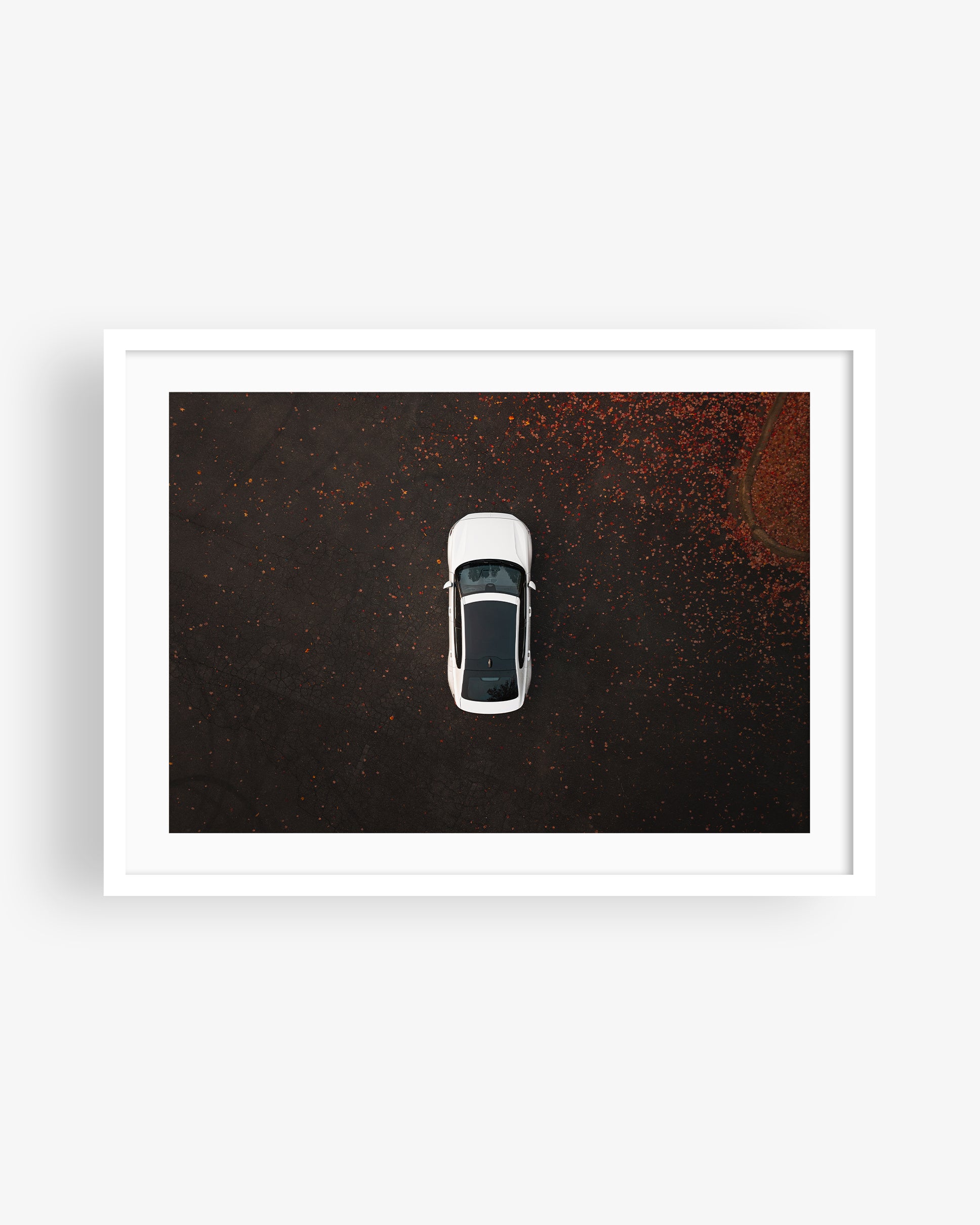 Polestar 2 White Car Aerial II