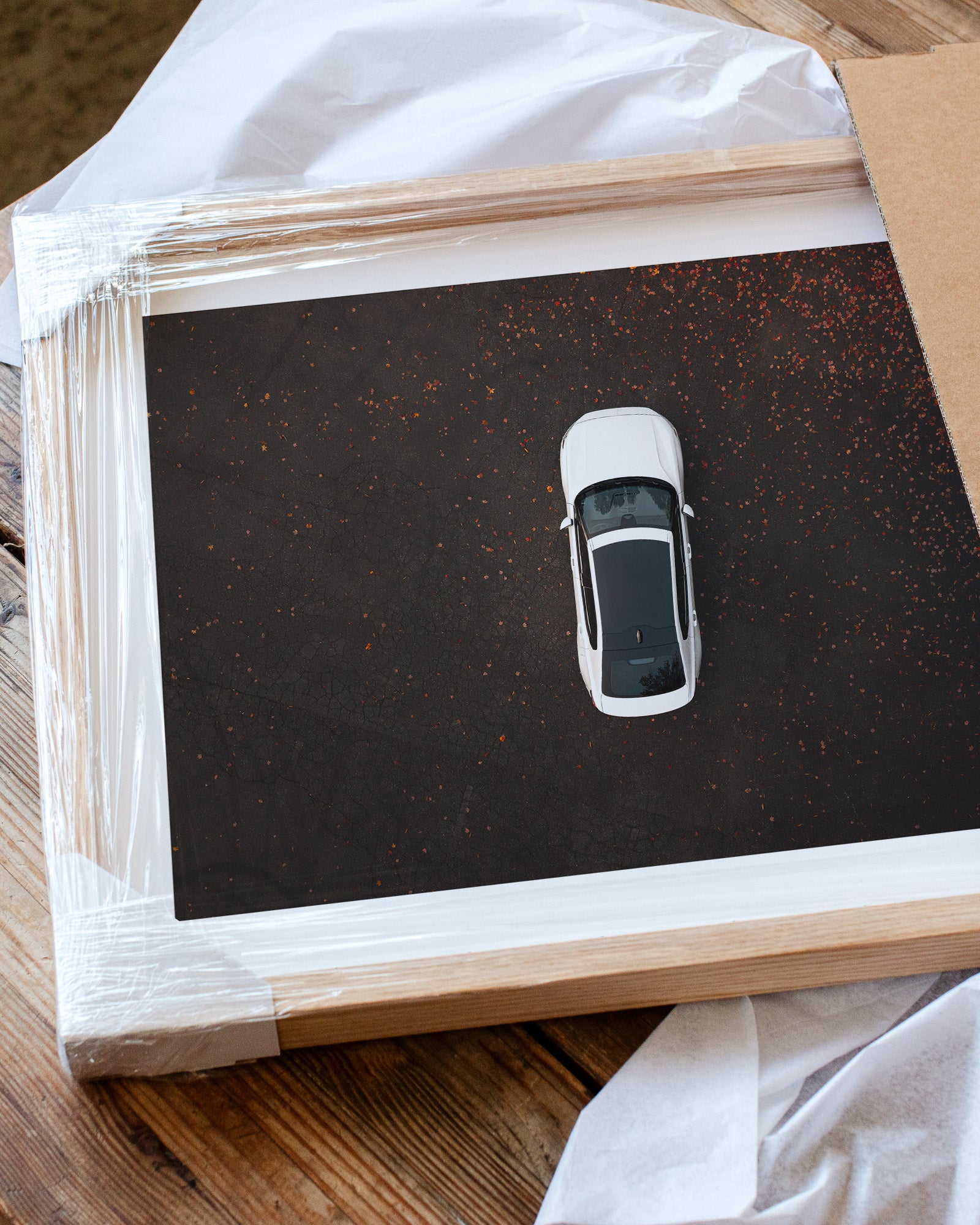 Polestar 2 White Car Aerial II