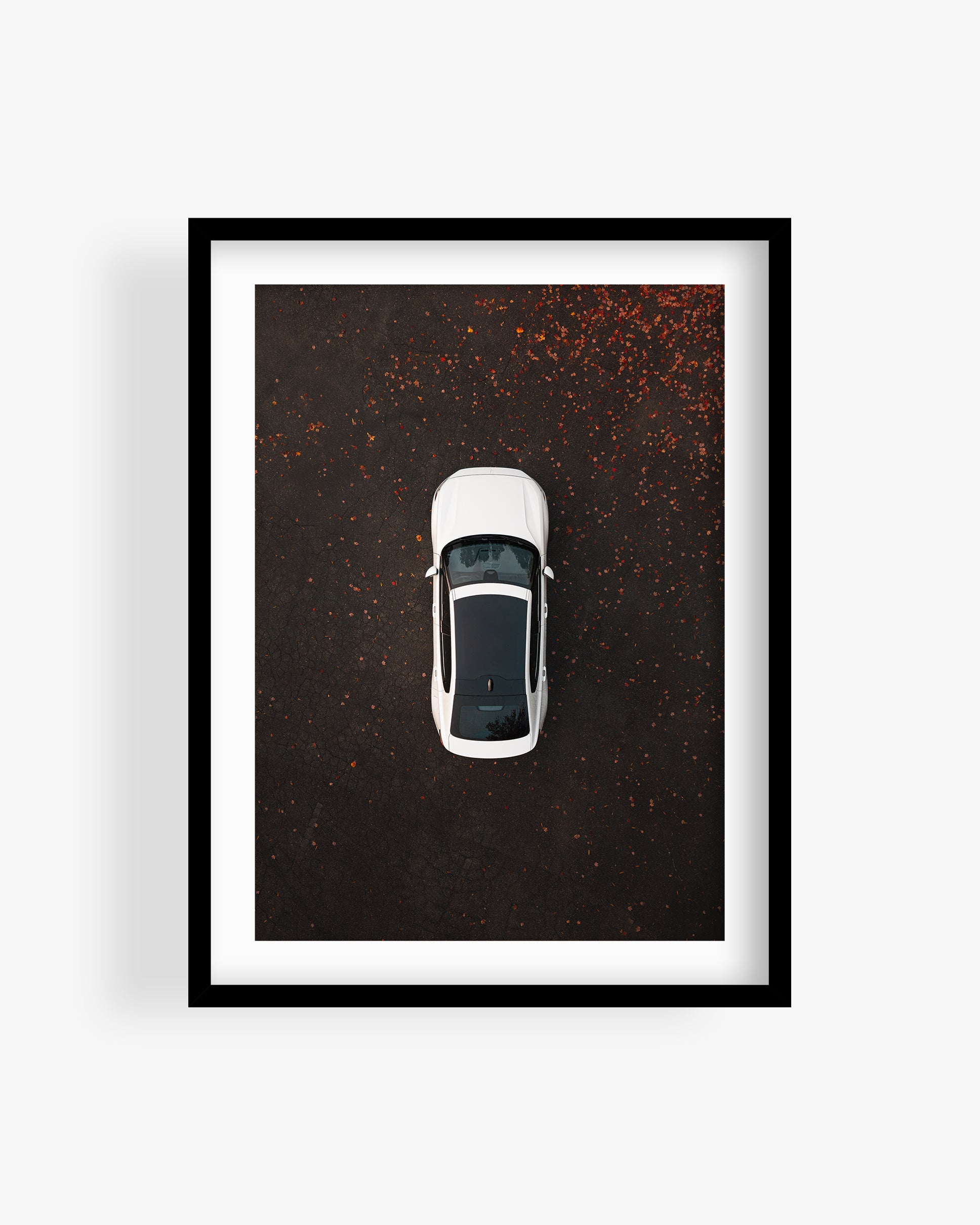 Polestar 2 White Car Aerial