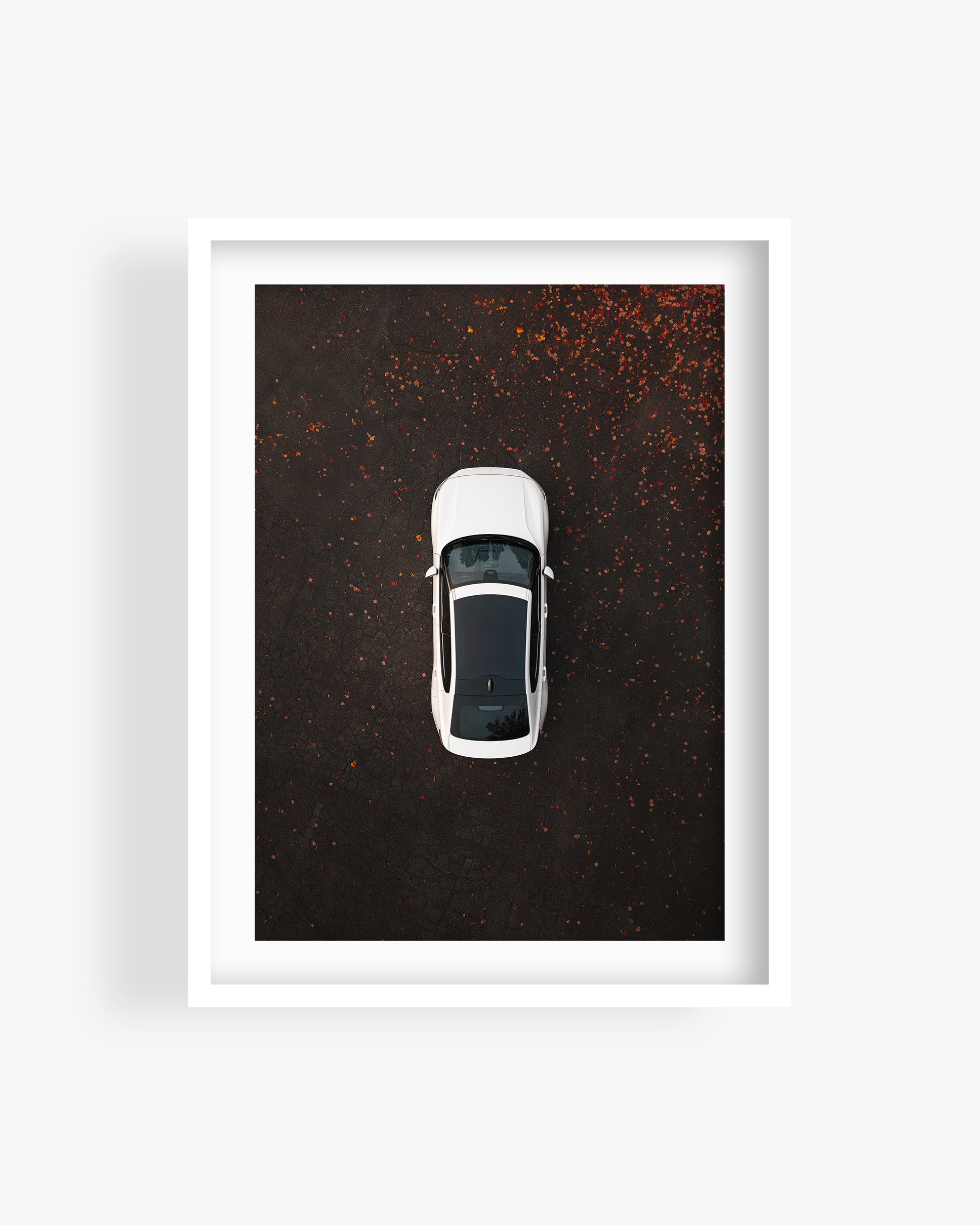 Polestar 2 White Car Aerial