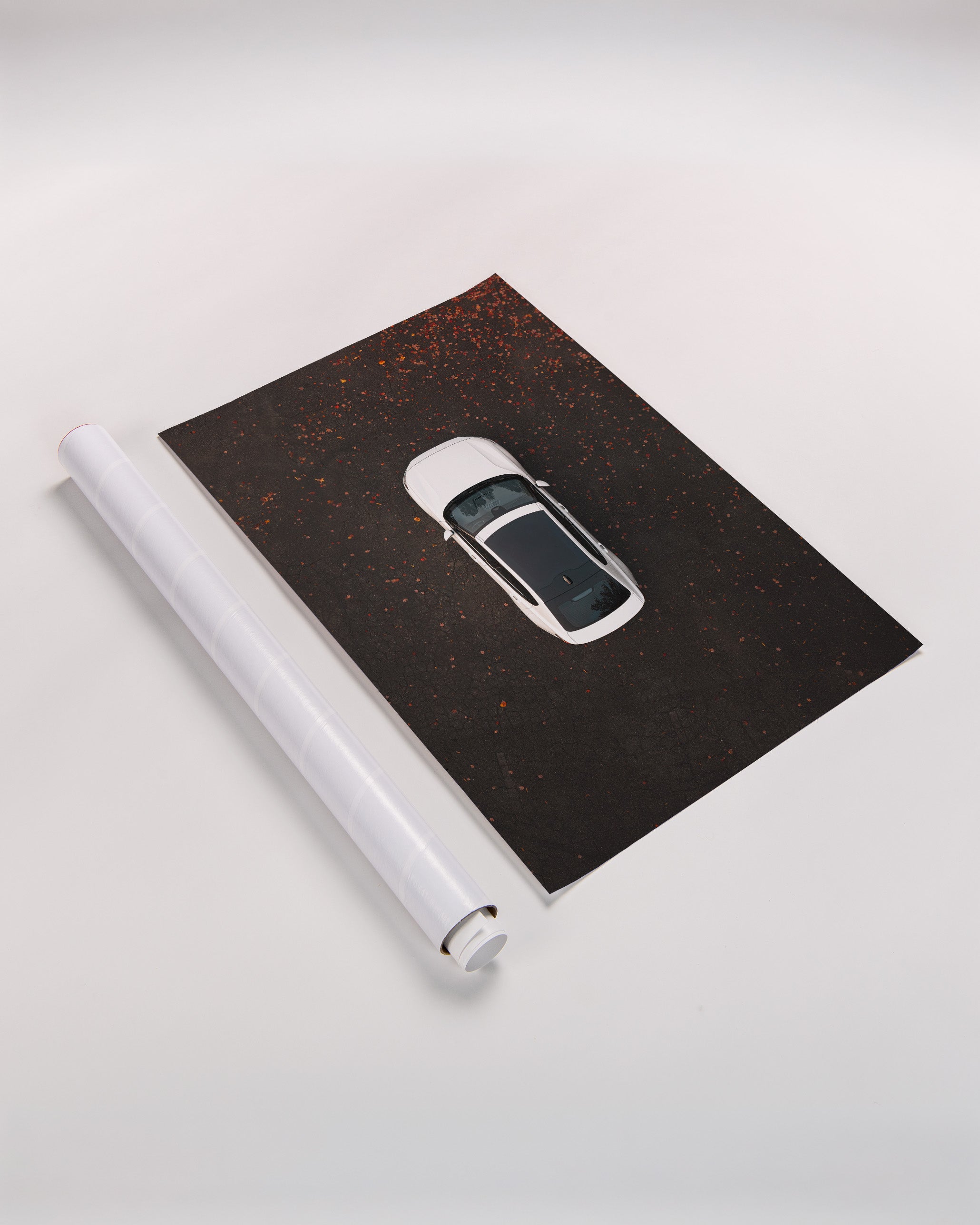 Polestar 2 White Car Aerial
