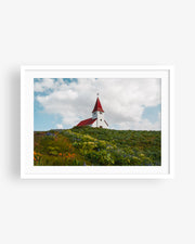 Red Roof Church From Iceland II