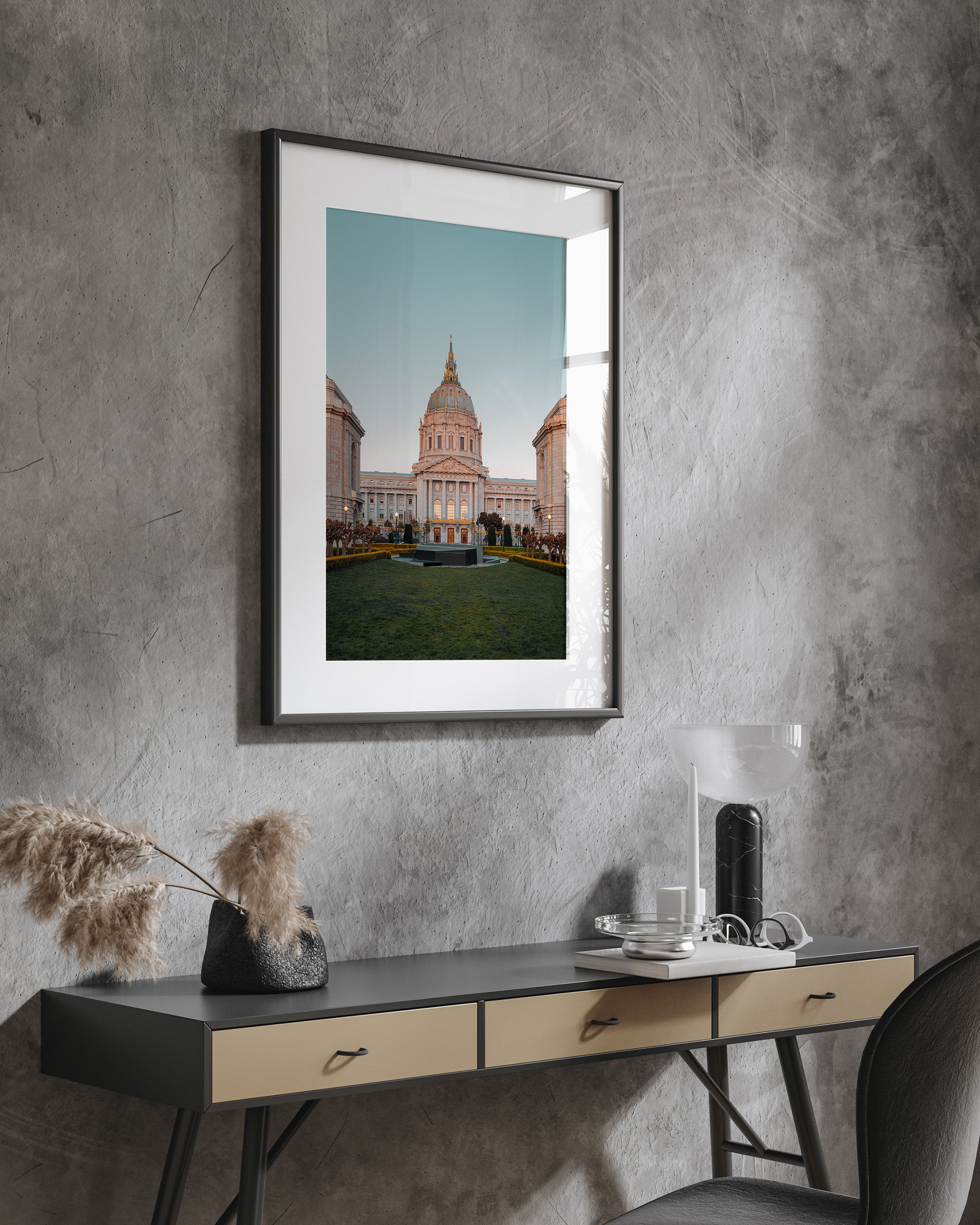 San Francisco City Hall Sunset
