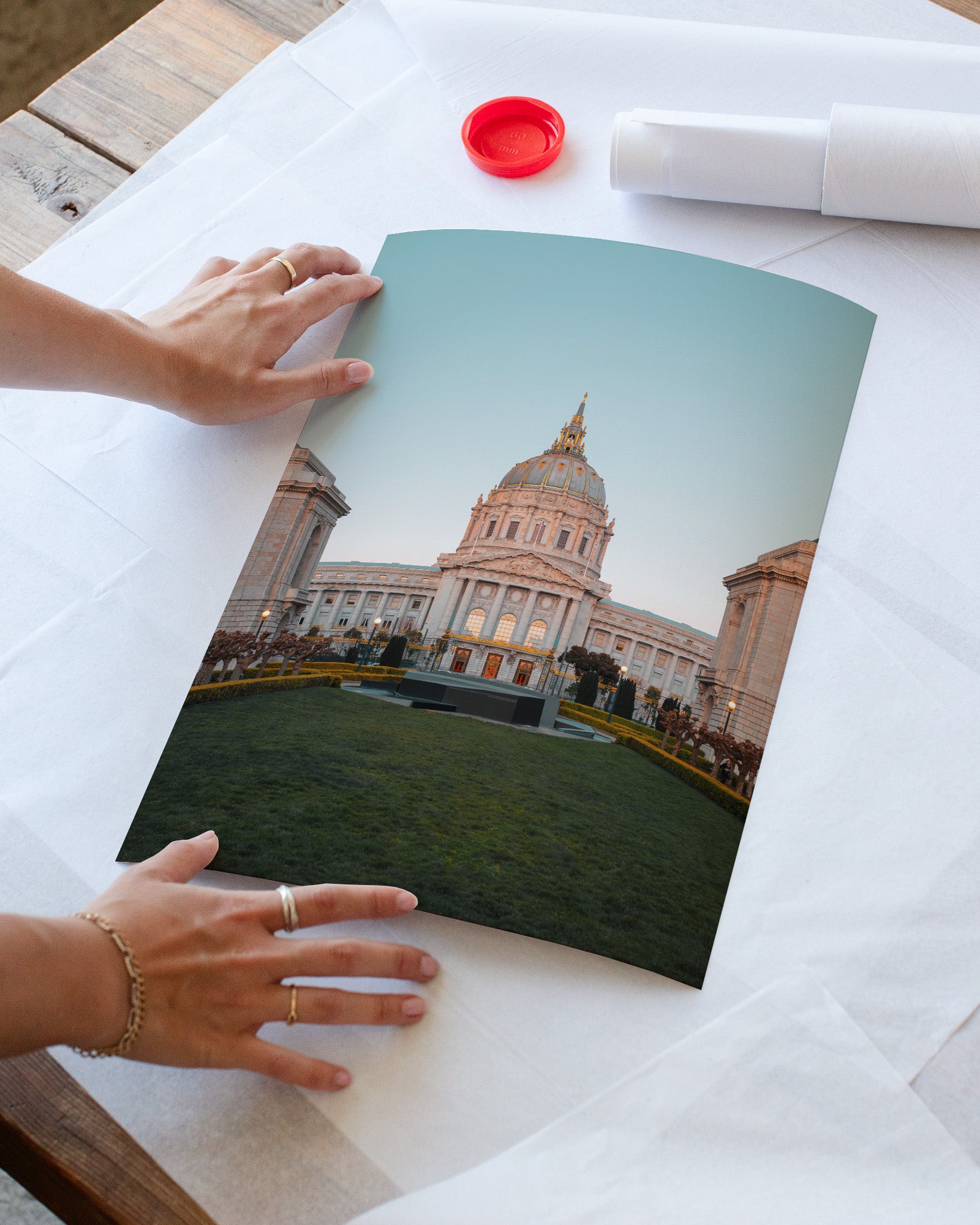 San Francisco City Hall Sunset