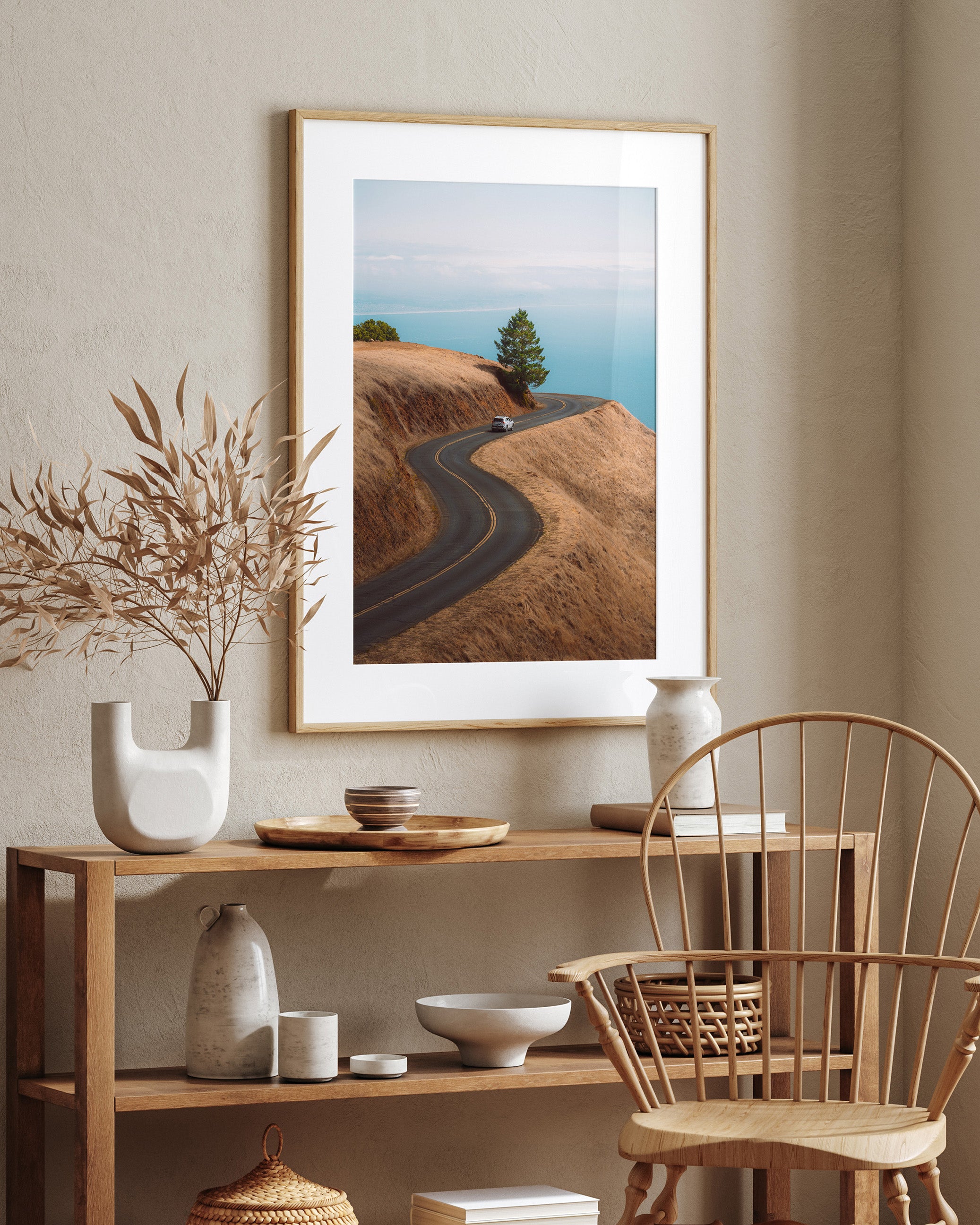 Mount Tamalpais Winding Coastal Road